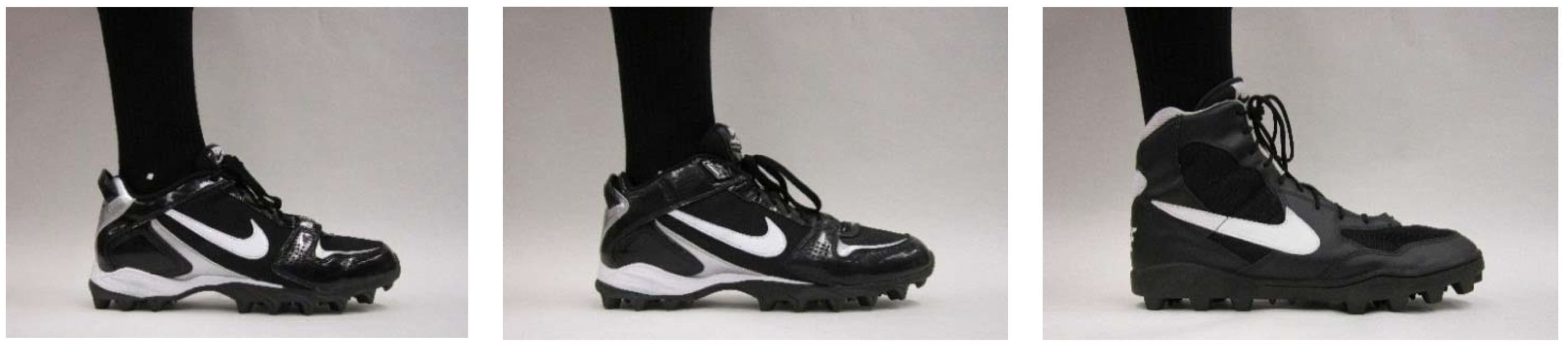 Sports | Free Full-Text | A Field Study of Low-Top vs. Mid-Top vs. High-Top  American Football Cleats