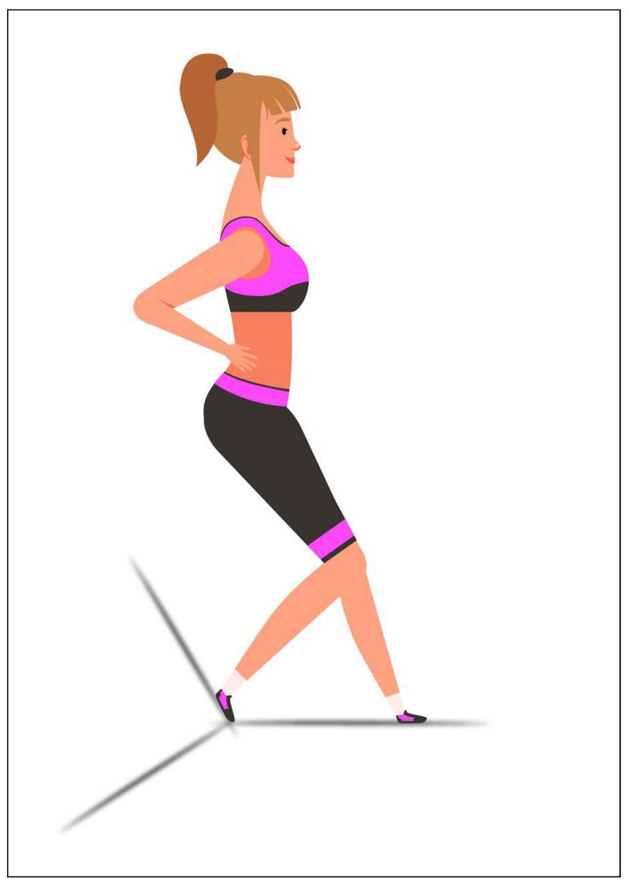 Fit Woman PNG Image, Fitness Woman, Fitness, Woman, Cartoon PNG Image For  Free Download