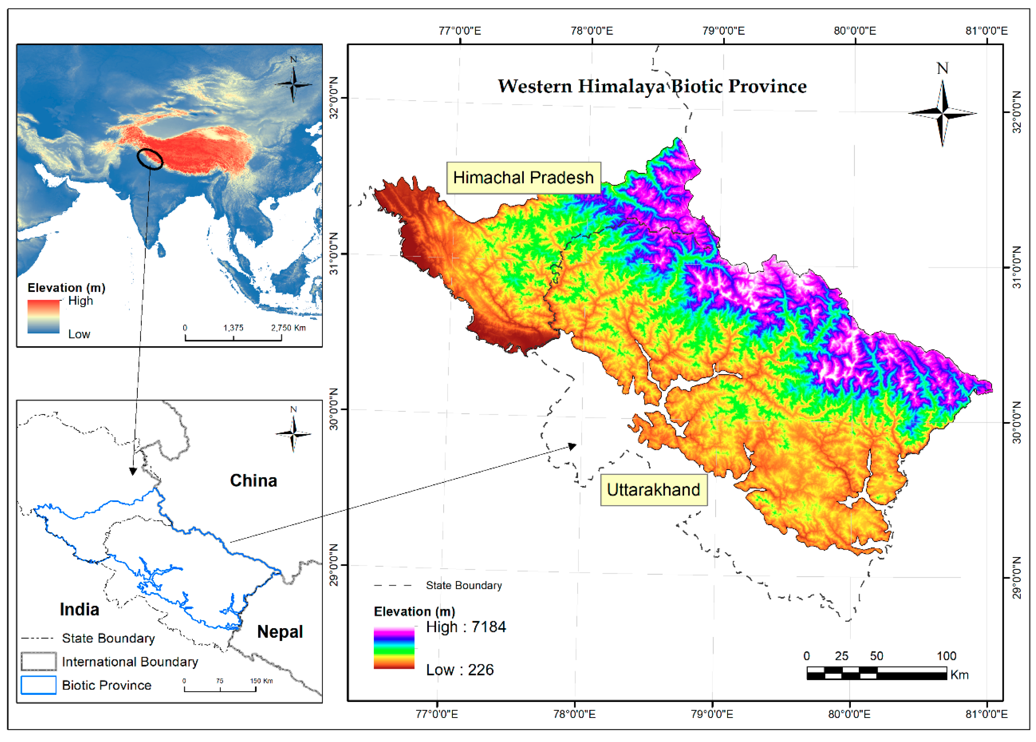 Sustainability | Free Full-Text | Research Progress on Changes in Land Use  and Land Cover in the Western Himalayas (India) and Effects on Ecosystem  Services
