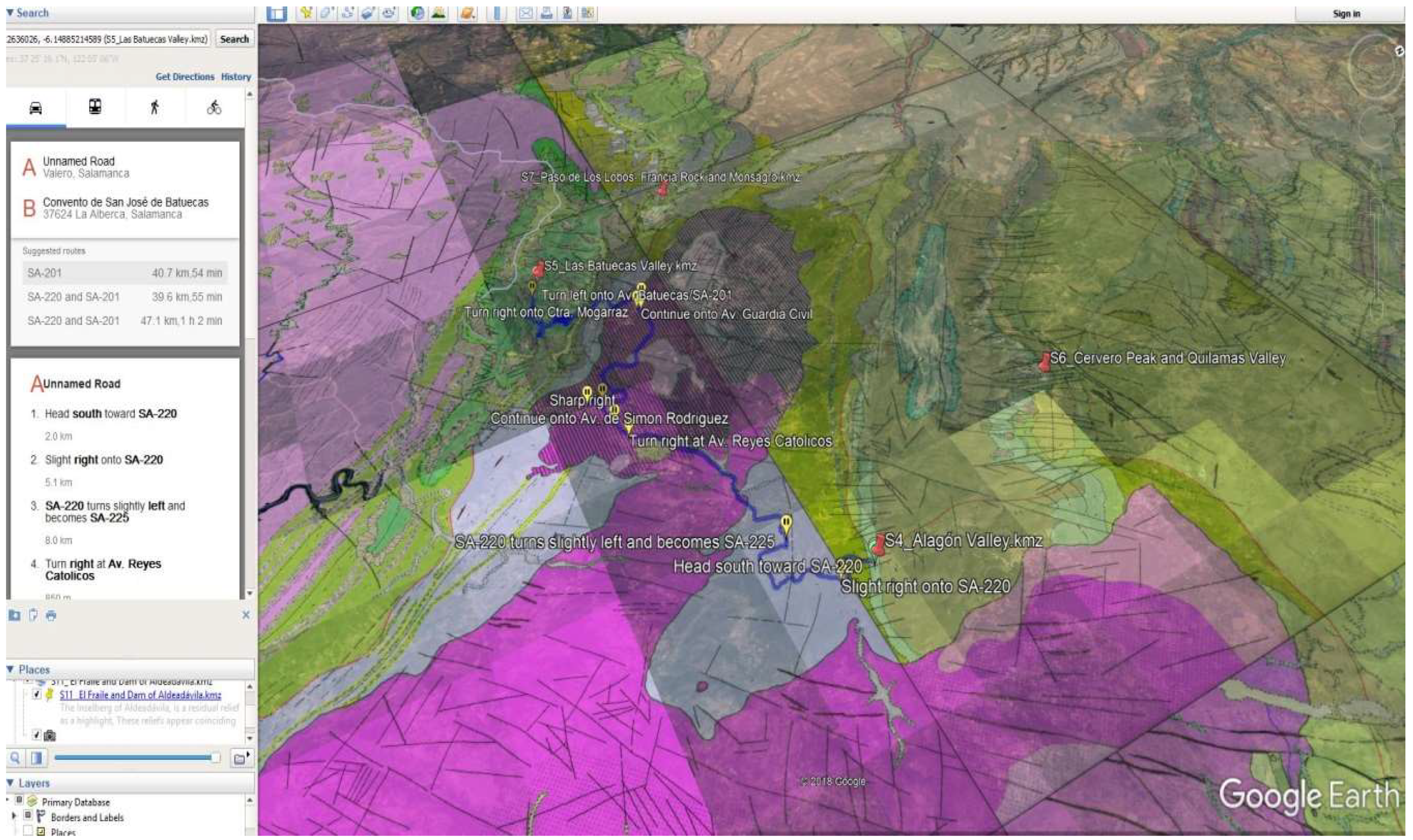 Sustainability Free Full Text 3d Virtual Itinerary In The Geological Heritage From Natural Areas In Salamanca Avila Caceres Spain Html