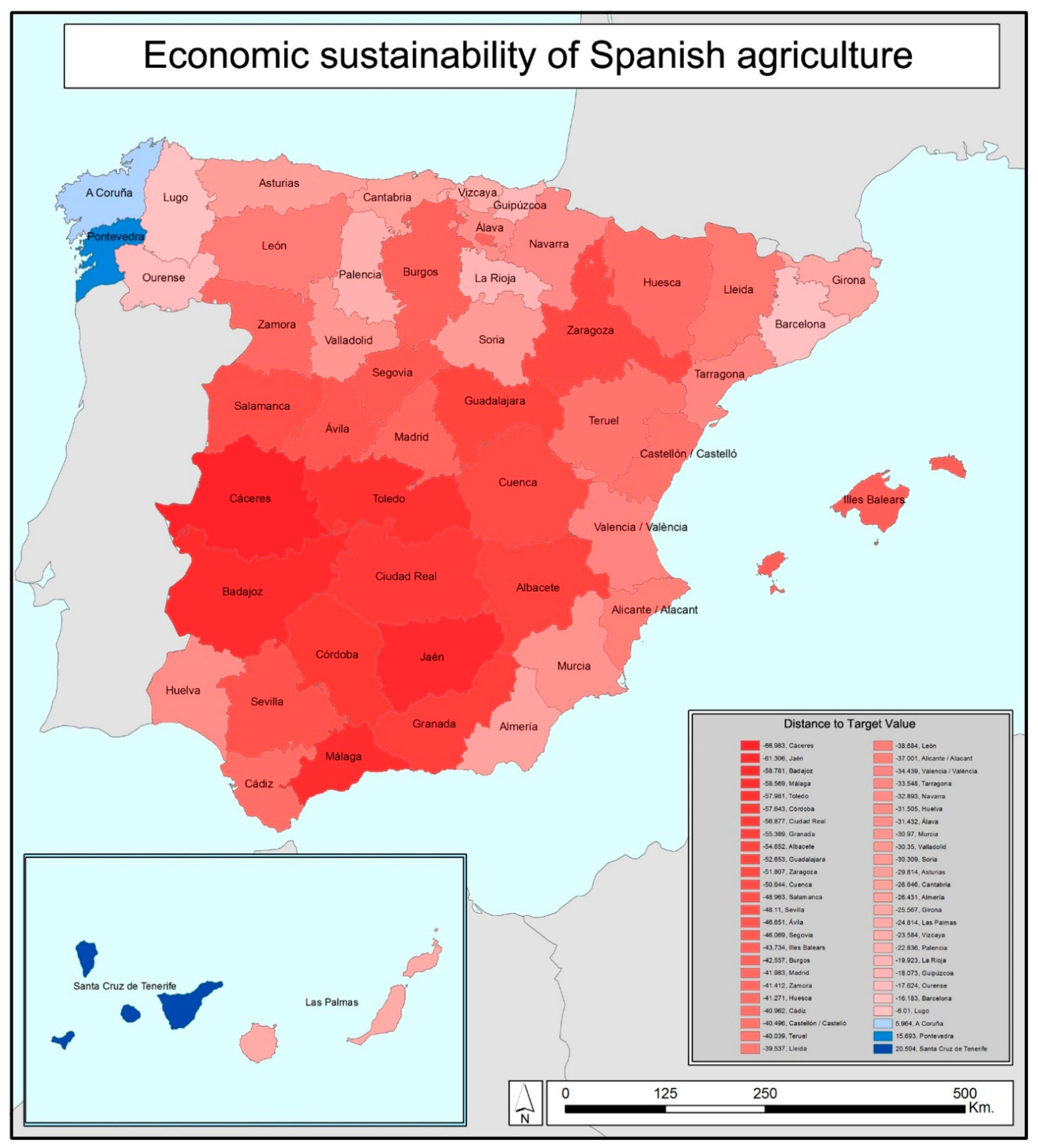Sustainability | Free Full-Text | Accounting for Regional Heterogeneity of  Agricultural Sustainability in Spain | HTML