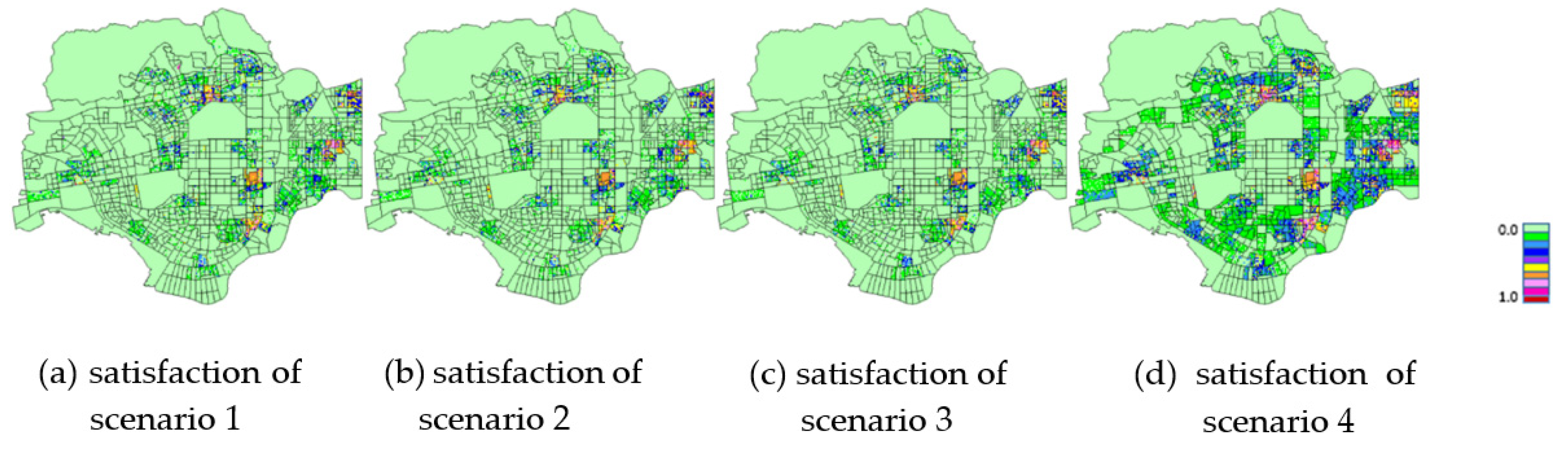 Sustainability Free Full Text Multi Agent Simulation Of Safe Livability And Sustainable Development In Cities Html