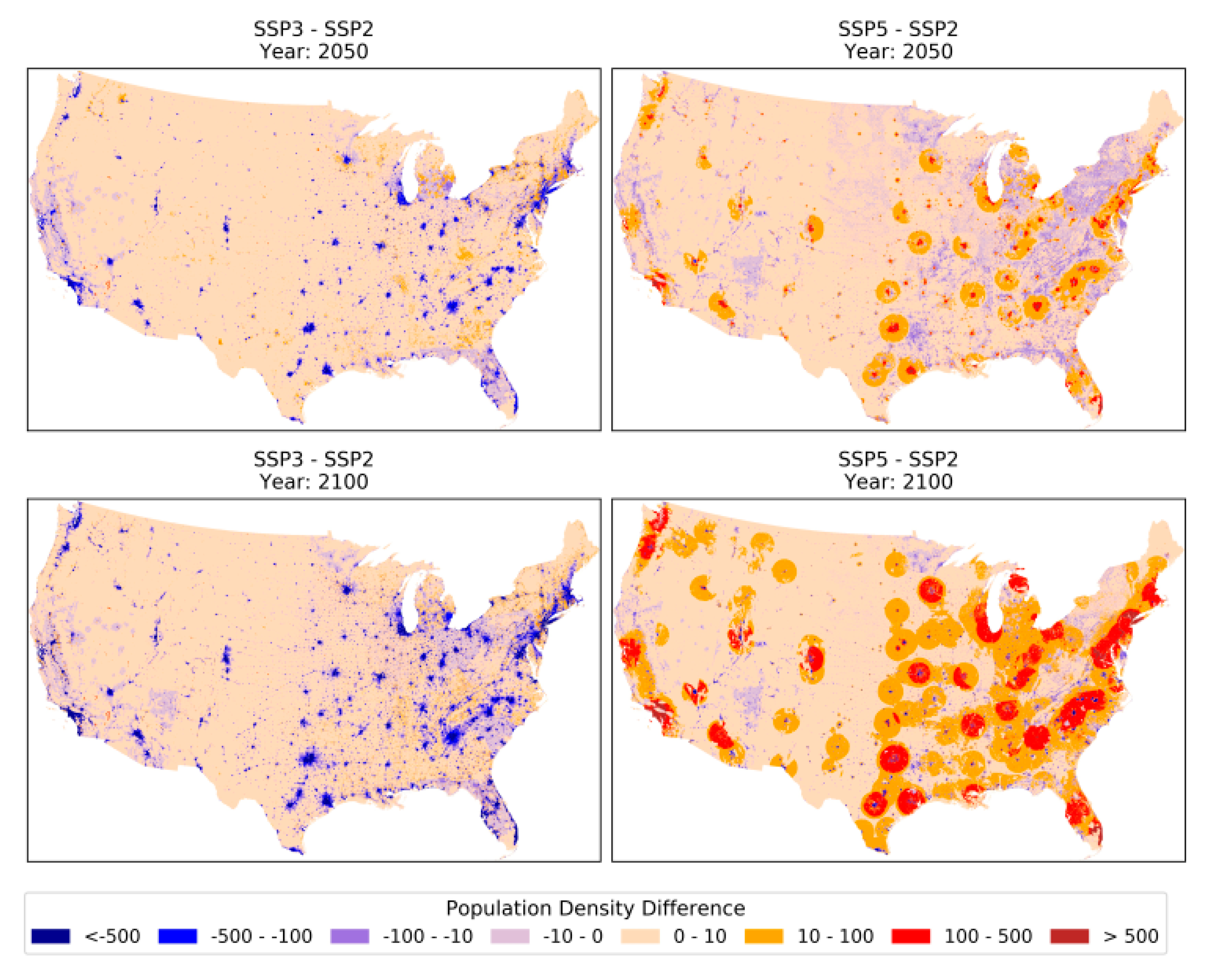 Sustainability  Free Full-Text  U.S. State-level Projections of the Spatial Distribution of 