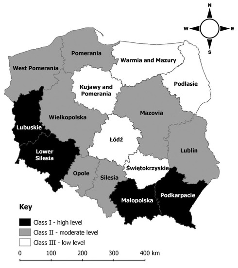 Sustainability | Free Full-Text | Interregional Diversity of Social Capital  in the Context of Sustainable Development—A Case Study of Polish  Voivodeships | HTML