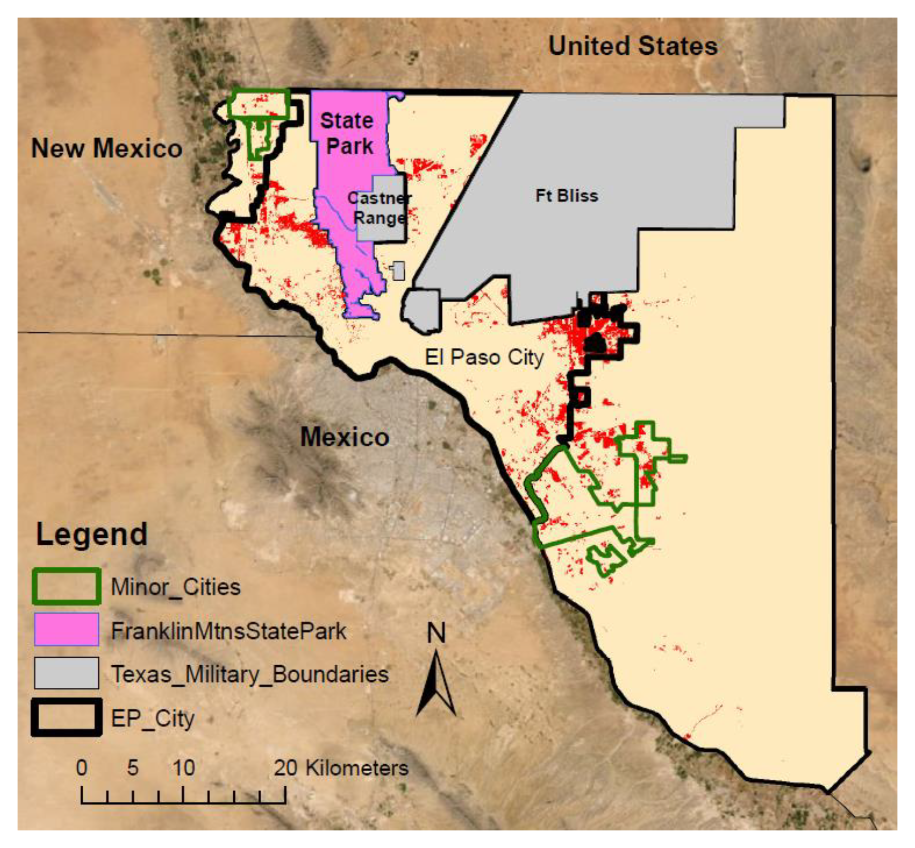 El Paso City Limits Sustainability | Free Full-Text | Study Of Past And Future Spatiotemporal  Patterns And Impact On Electricity Consumption For Sustainable Planning: A  Case Study Of El Paso, Texas