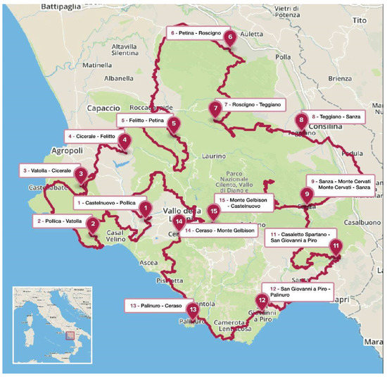 Sustainability Free Full Text Low Carbon Tourism Technical Economic And Management Project Of A Greenway For Enhancing Inner Areas Of The Cilento National Park Italy Html