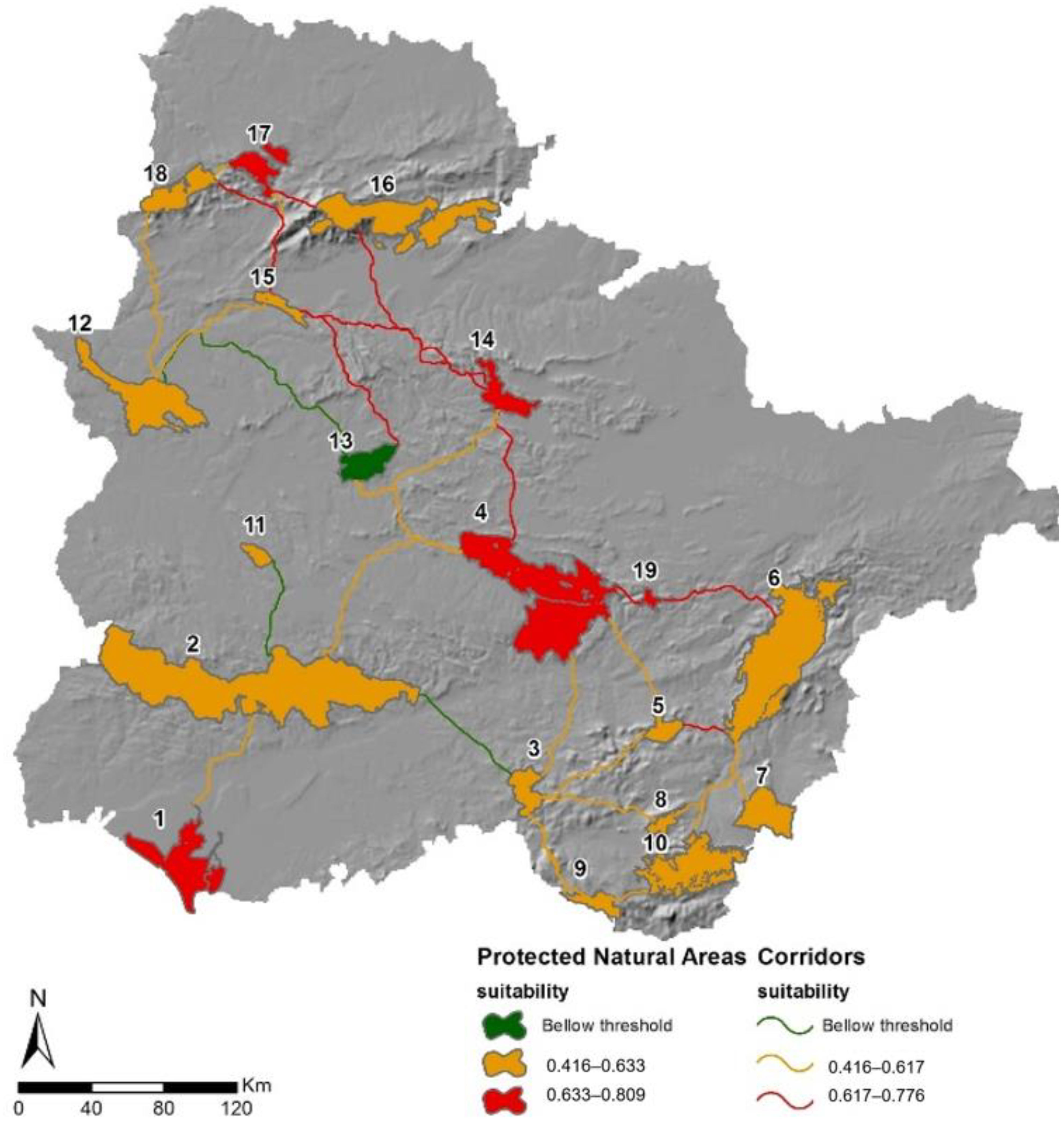 Sustainability | Free Full-Text | Natural Protected Areas as Providers of  Ecological Connectivity in the Landscape: The Case of the Iberian Lynx