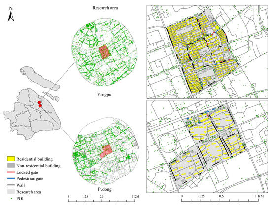 Sustainability Free Full Text Evaluating Accessibility Benefits Of Opening Gated Communities For Pedestrians And Cyclists In China A Case Study Of Shanghai Html