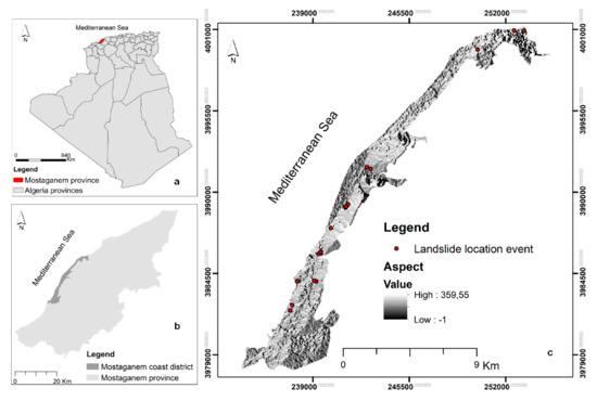 Sustainability Free Full Text Gis Based Expert Knowledge For Landslide Susceptibility Mapping Lsm Case Of Mostaganem Coast District West Of Algeria Html