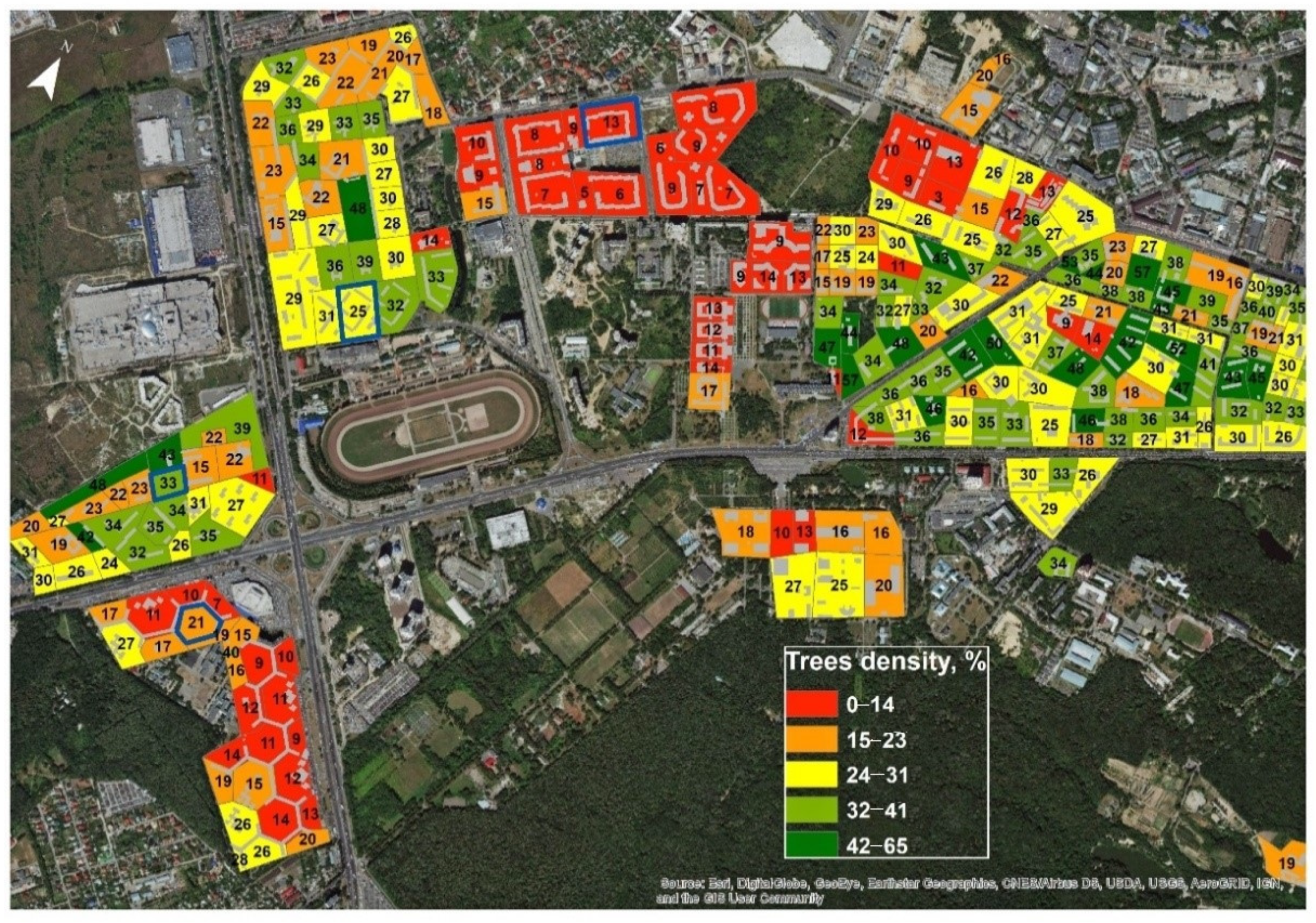 Rccc North Campus Map Sustainability | Free Full-Text | Urban Green Infrastructure Inventory As A  Key Prerequisite To Sustainable Cities In Ukraine Under Extreme Heat Events  | Html