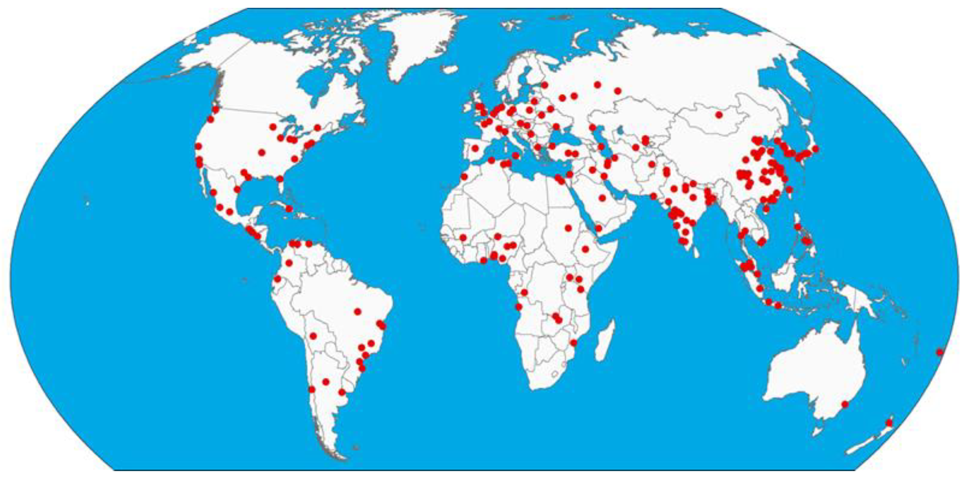 Sustainability Free Full Text Densify And Expand A Global Analysis Of Recent Urban Growth Html