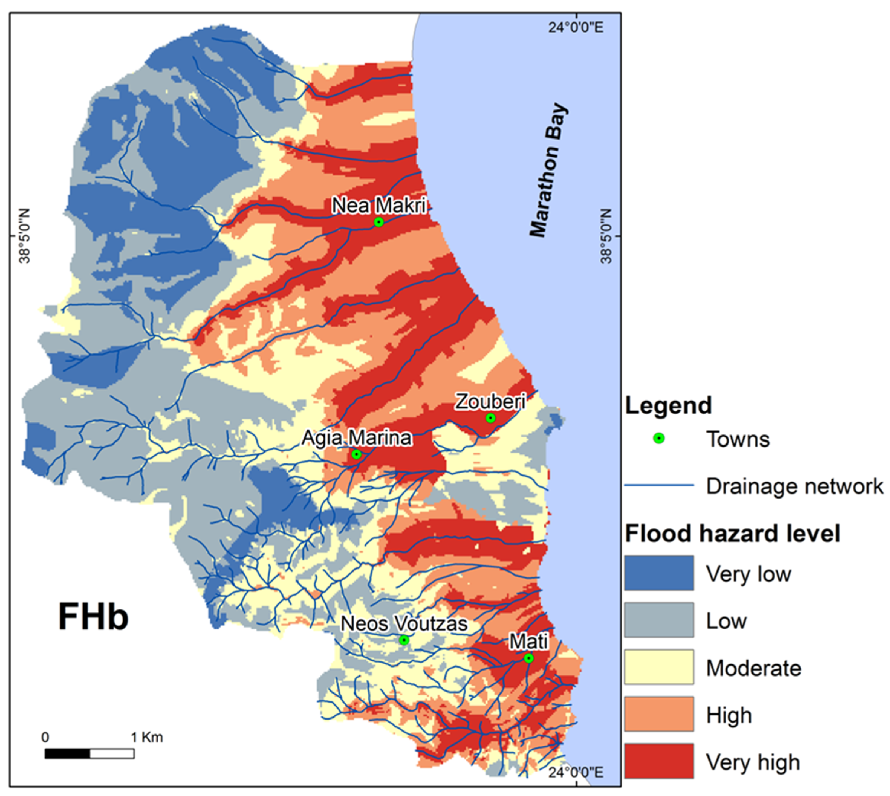 Sustainability | Free Full-Text | Flood Hazard Assessment Mapping in Burned  and Urban Areas | HTML