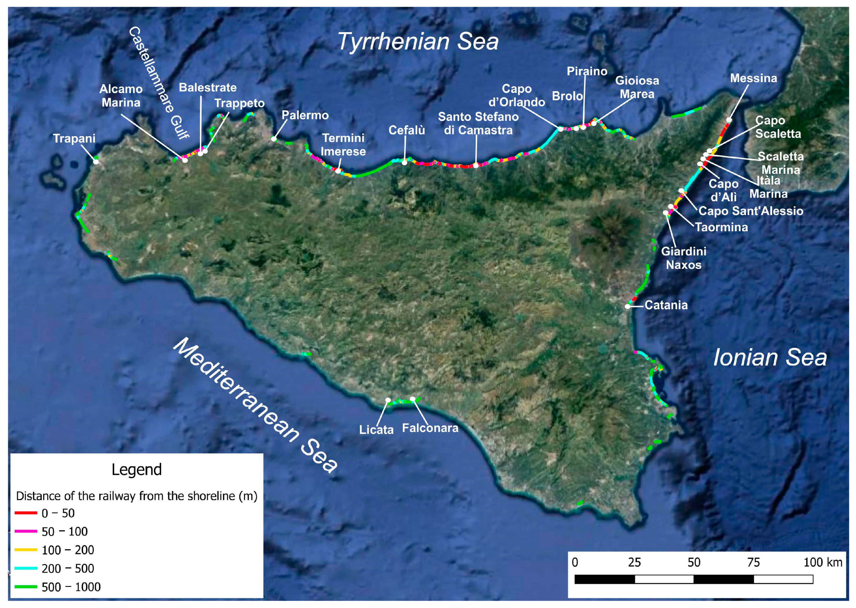 Sustainability | Free Full-Text | An Overview on Railway Impacts on Coastal  Environment and Beach Tourism in Sicily (Italy) | HTML