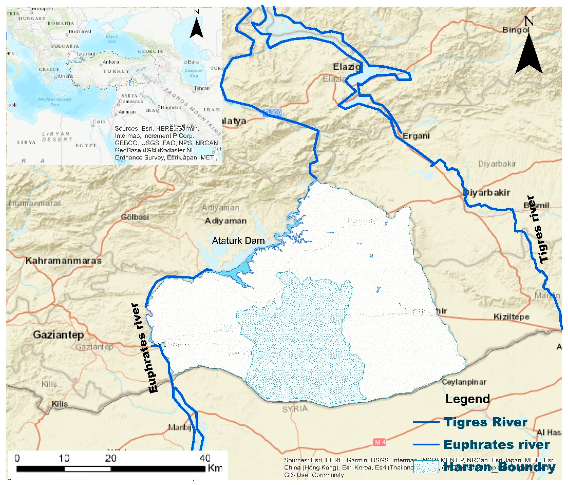 Sustainability Free Full Text Integrated Gis Based Multi Criteria Analysis For Groundwater Potential Mapping In The Euphrates S Sub Basin Harran Basin Turkey Html