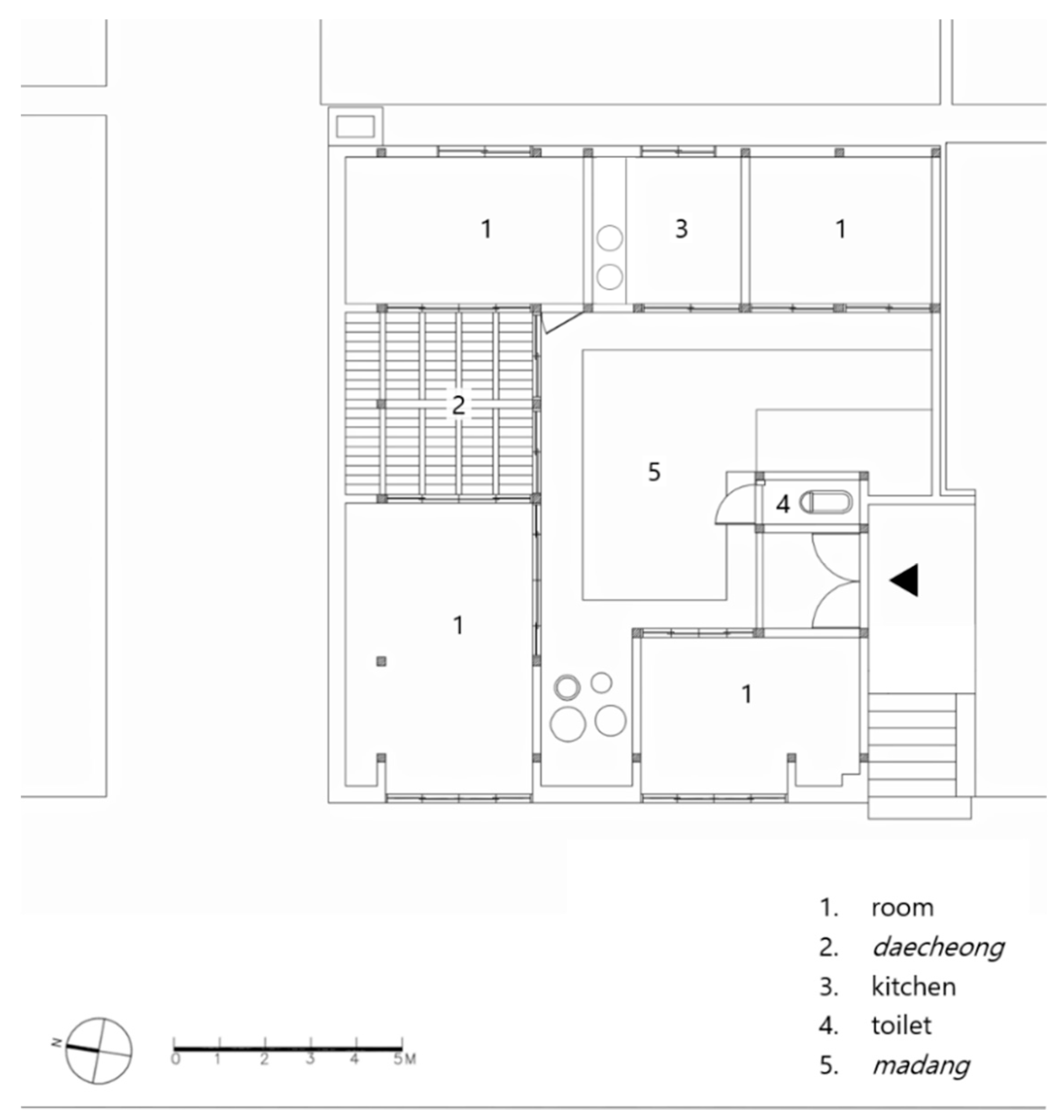 Traditional Korean House Floor Plan Mei Pollock