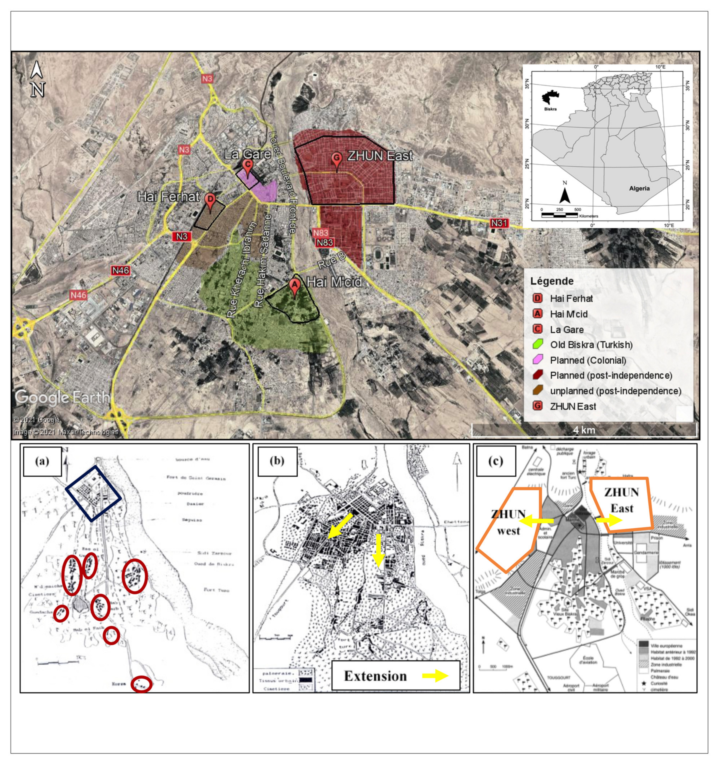Sustainability | Free Full-Text | Noise and Spatial Configuration in  Biskra, Algeria—A Space Syntax Approach to Understand the Built Environment  for Visually Impaired People
