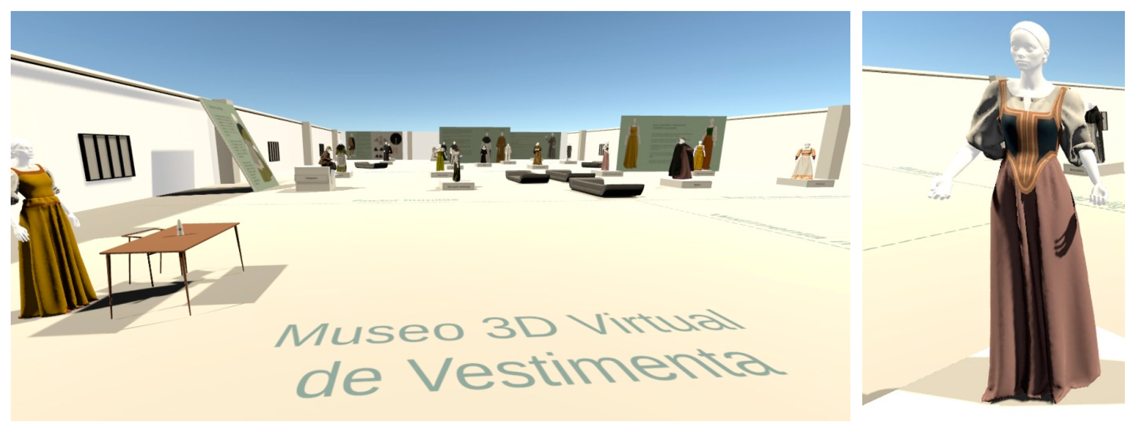 Sustainability | Free Full-Text | Creation of a Virtual Museum for the  Dissemination of 3D Models of Historical Clothing | HTML