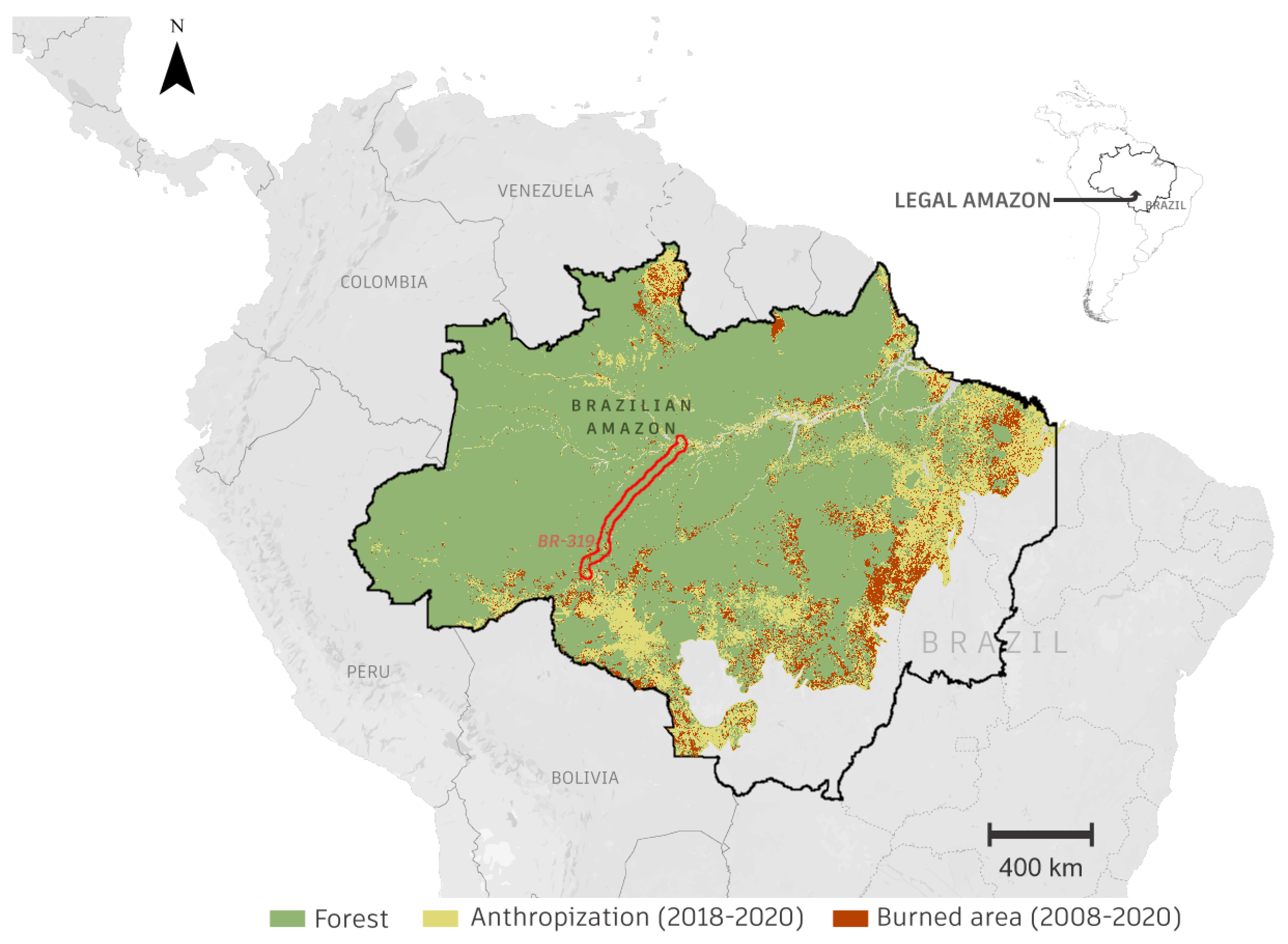 Sustainability | Free Full-Text | The &ldquo;New Transamazonian  Highway&rdquo;: BR-319 and Its Current Environmental Degradation