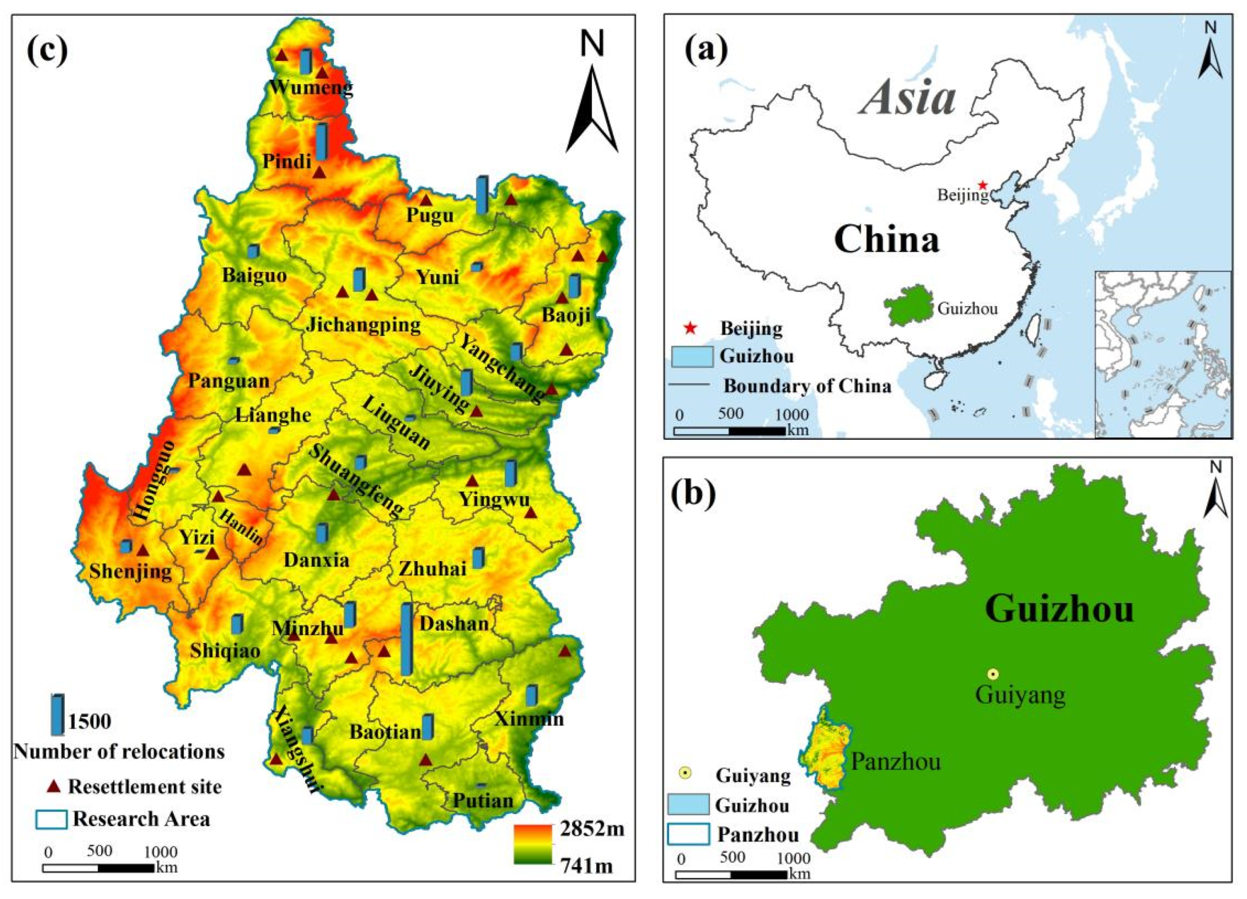 Sustainability | Free Full-Text | Study on the Coupling Relationship  between Relocation for Poverty Alleviation and Spatiotemporal Evolution of  Rocky Desertification in Karst Areas of Southwest China