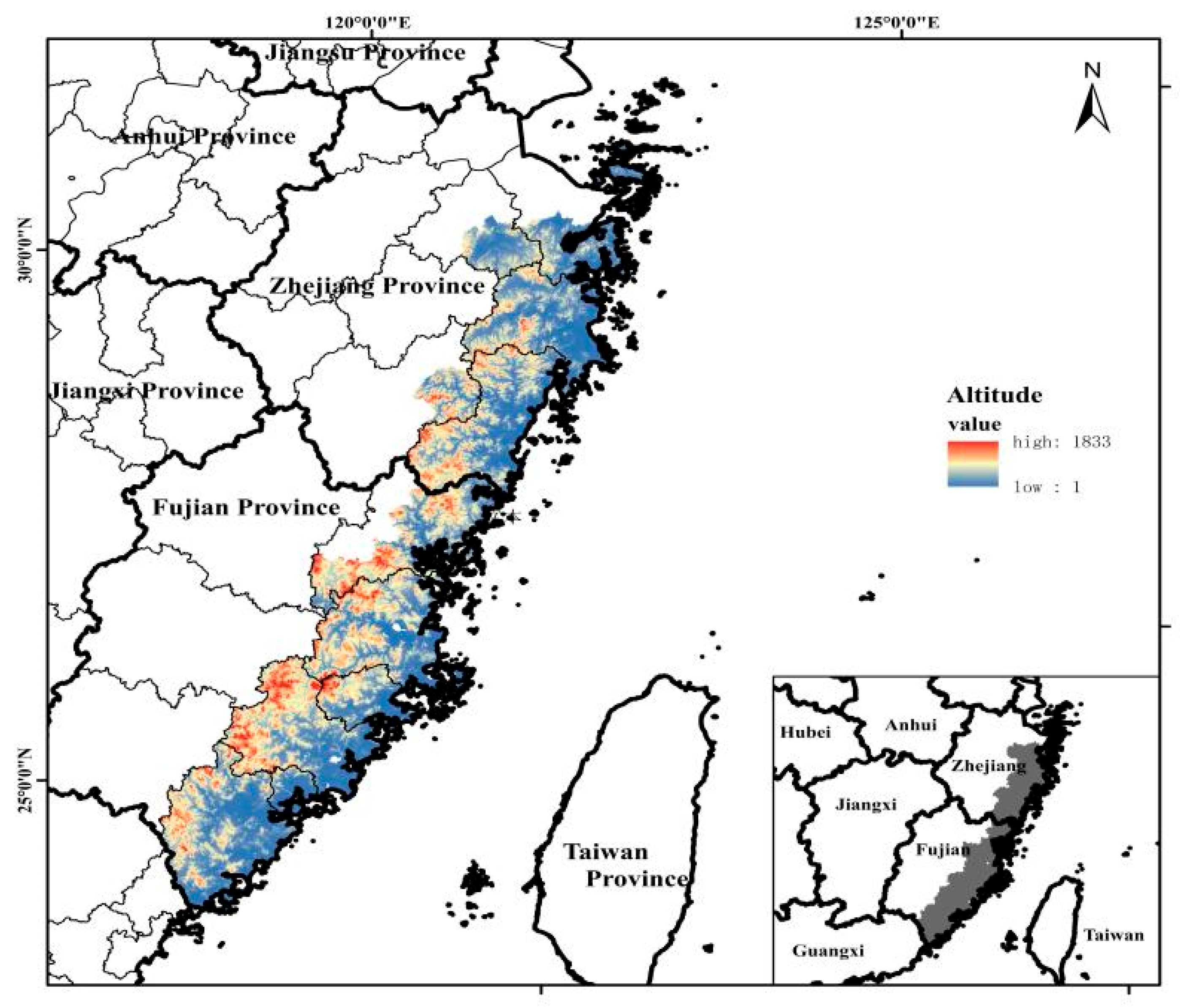 Sustainability | Free Full-Text | Spatio-Temporal Dynamic of the Land  Use/Cover Change and Scenario Simulation in the Southeast Coastal  Shelterbelt System Construction Project Region of China