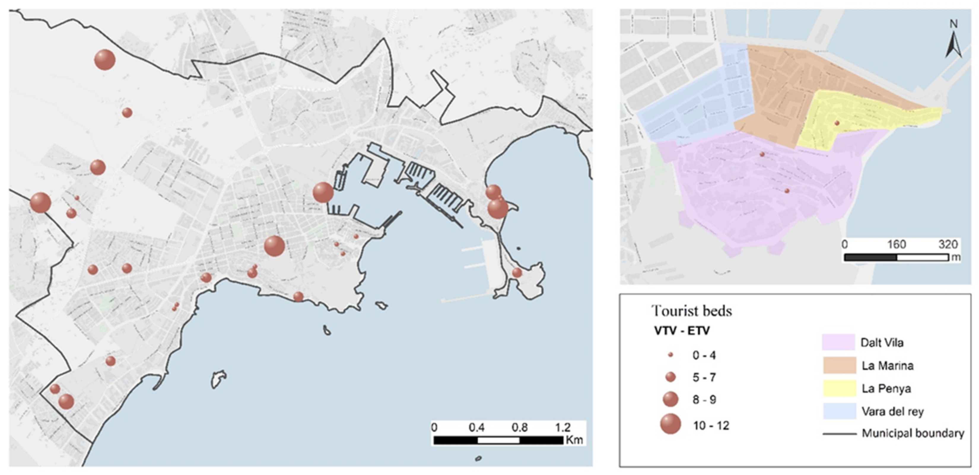 Sustainability | Free Full-Text | Ibiza (Spain) World Heritage Site:  Socio-Urban Processes in a Touristified Space | HTML