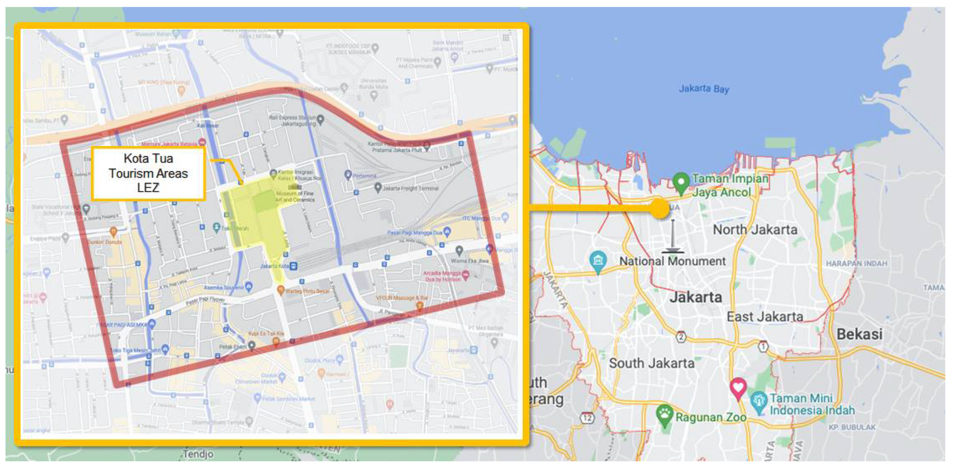 Sustainability | Free Full-Text | Low Emission Zone (LEZ) Expansion in  Jakarta: Acceptability and Restriction Preference