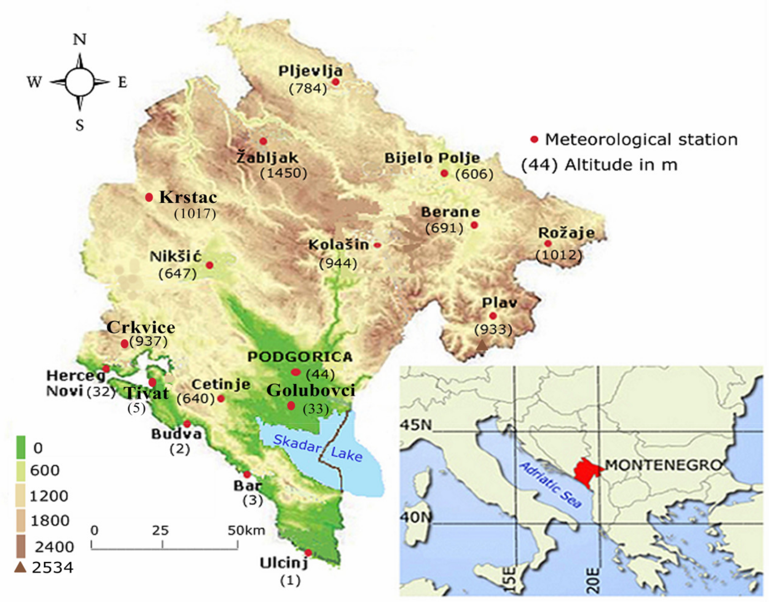 Sustainability | Free Full-Text | Trend of Percentile Climate Indices in  Montenegro in the Period 1961–2020