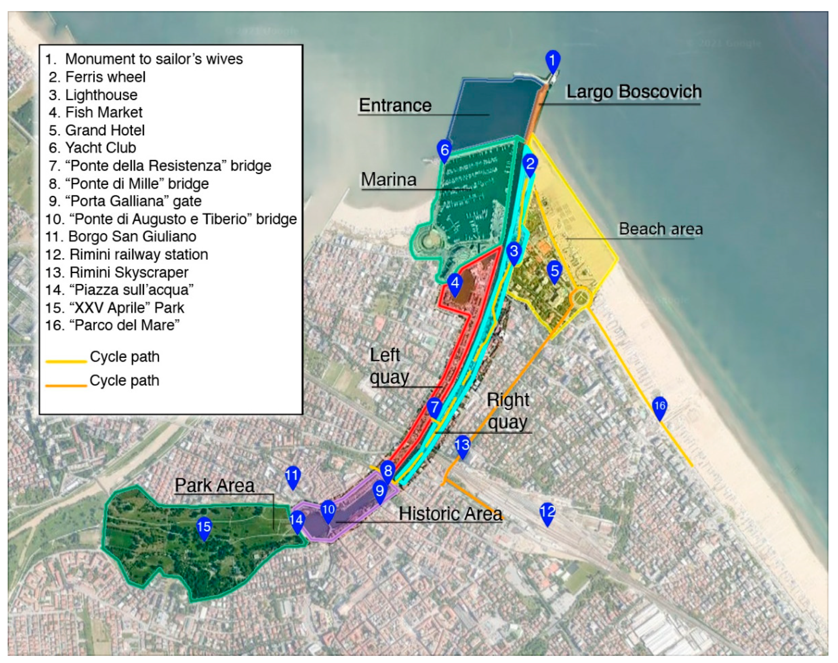 Sustainability | Free Full-Text | Urban Regeneration and Soft Mobility: The  Case Study of the Rimini Canal Port in Italy