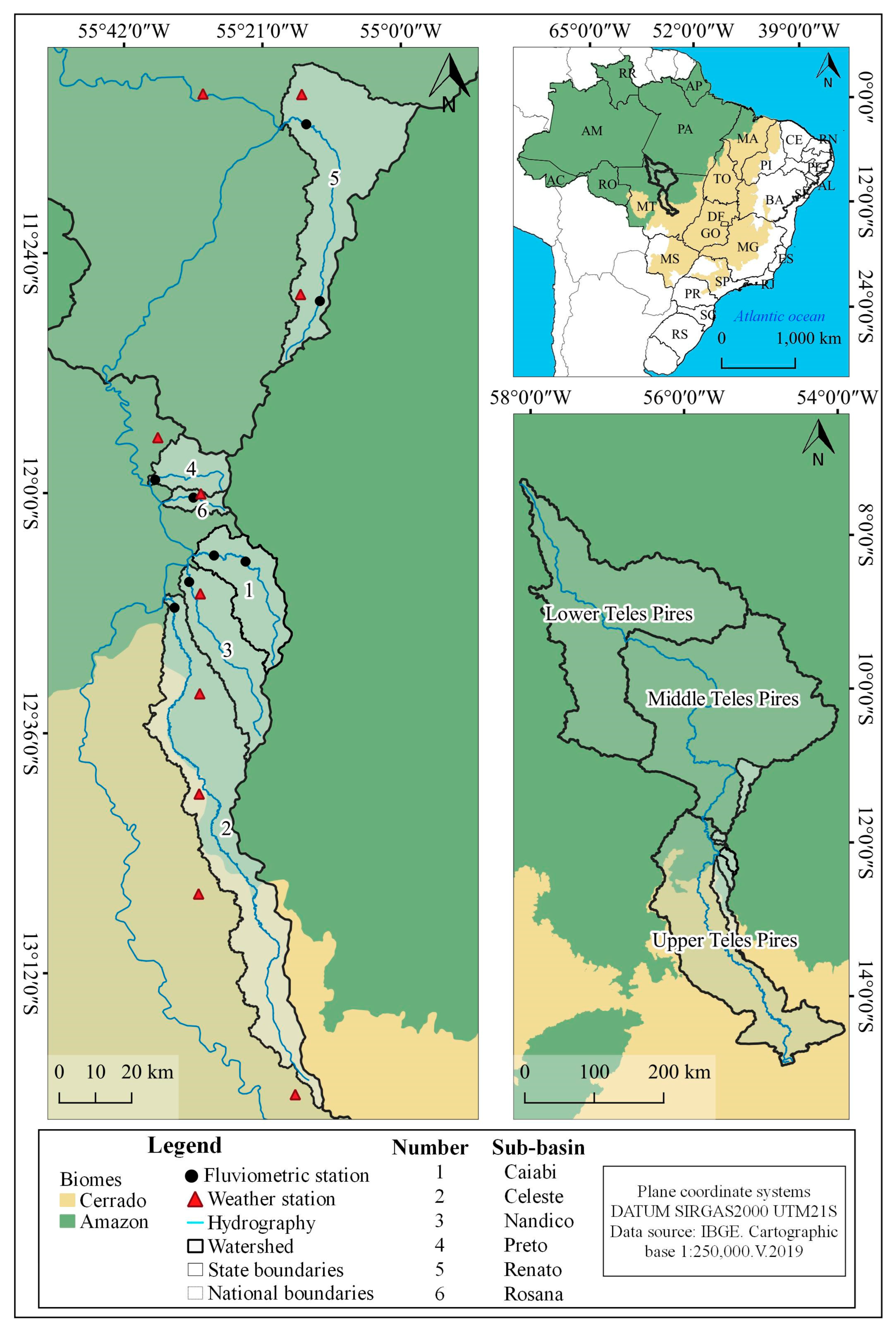 Sustainability | Free Full-Text | Dynamics of Sediment Transport in the  Teles Pires River Basin in the Cerrado-Amazon, Brazil