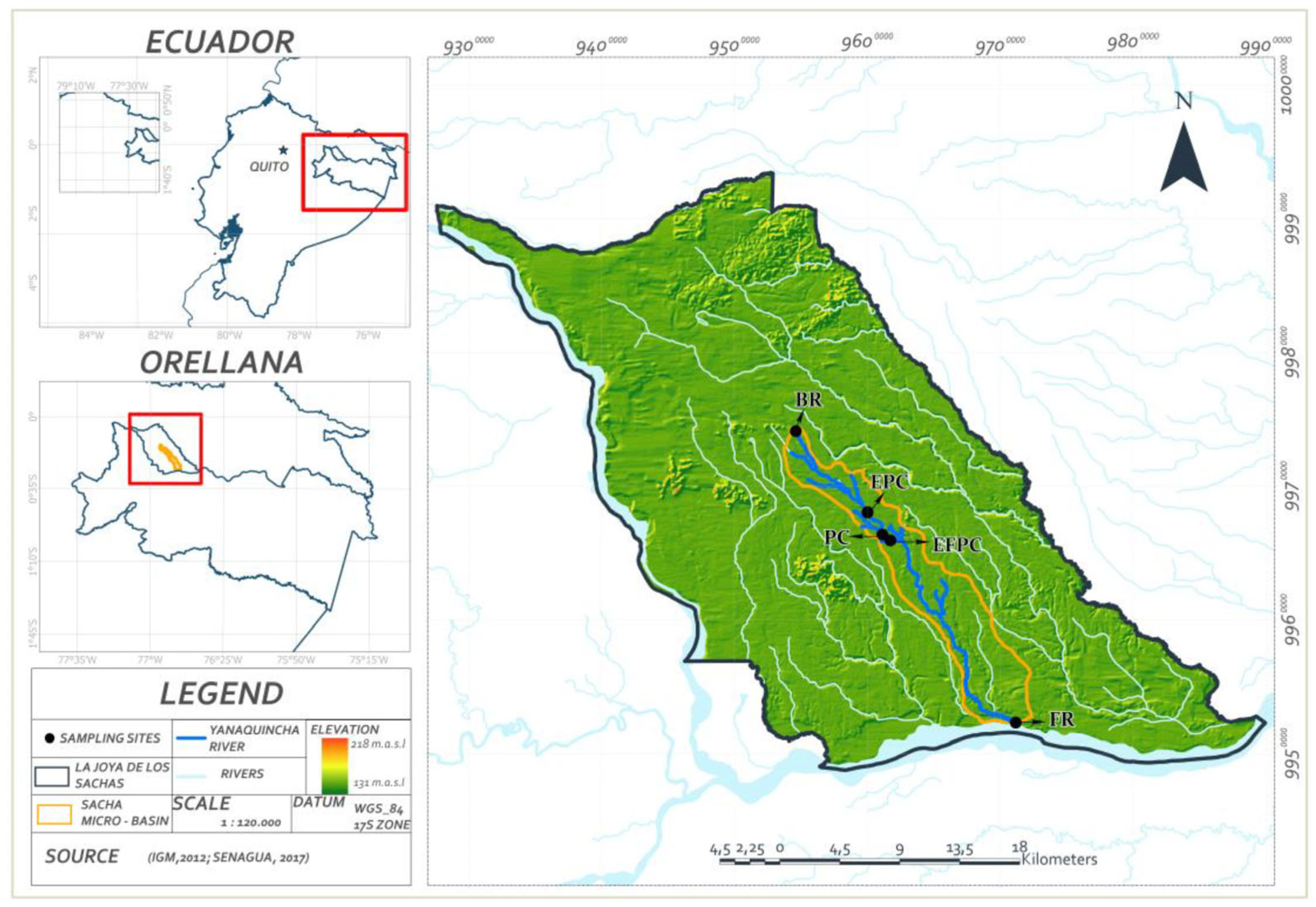 Sustainability | Free Full-Text | Ecological River Water Quality Based on  Macroinvertebrates Present in the Ecuadorian Amazon