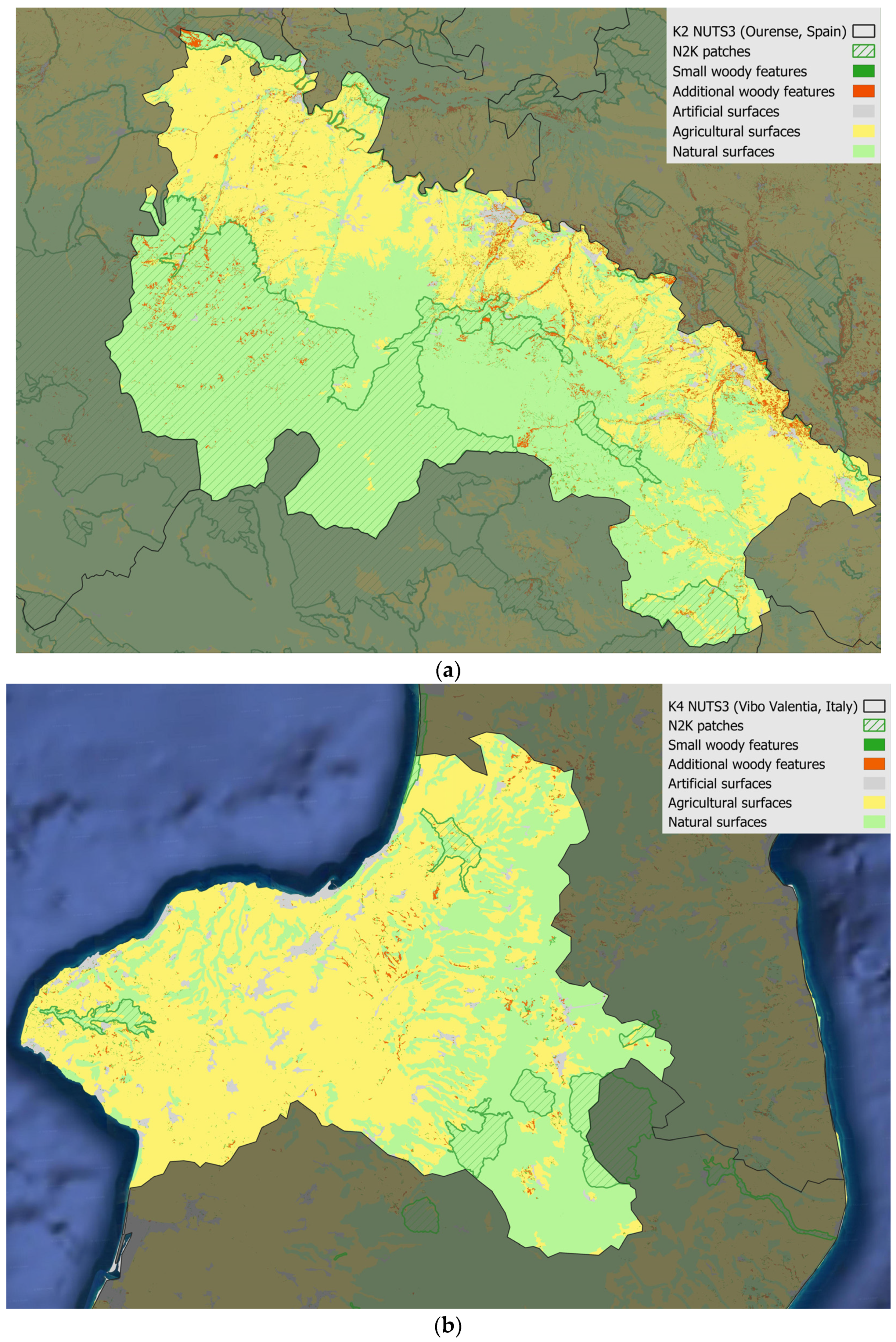 Sustainability | Free Full-Text | Linking Green Infrastructure Deployment  Needs and Agroecosystem Conditions for the Improvement of the Natura2000  Network: Preliminary Investigations in W Mediterranean Europe