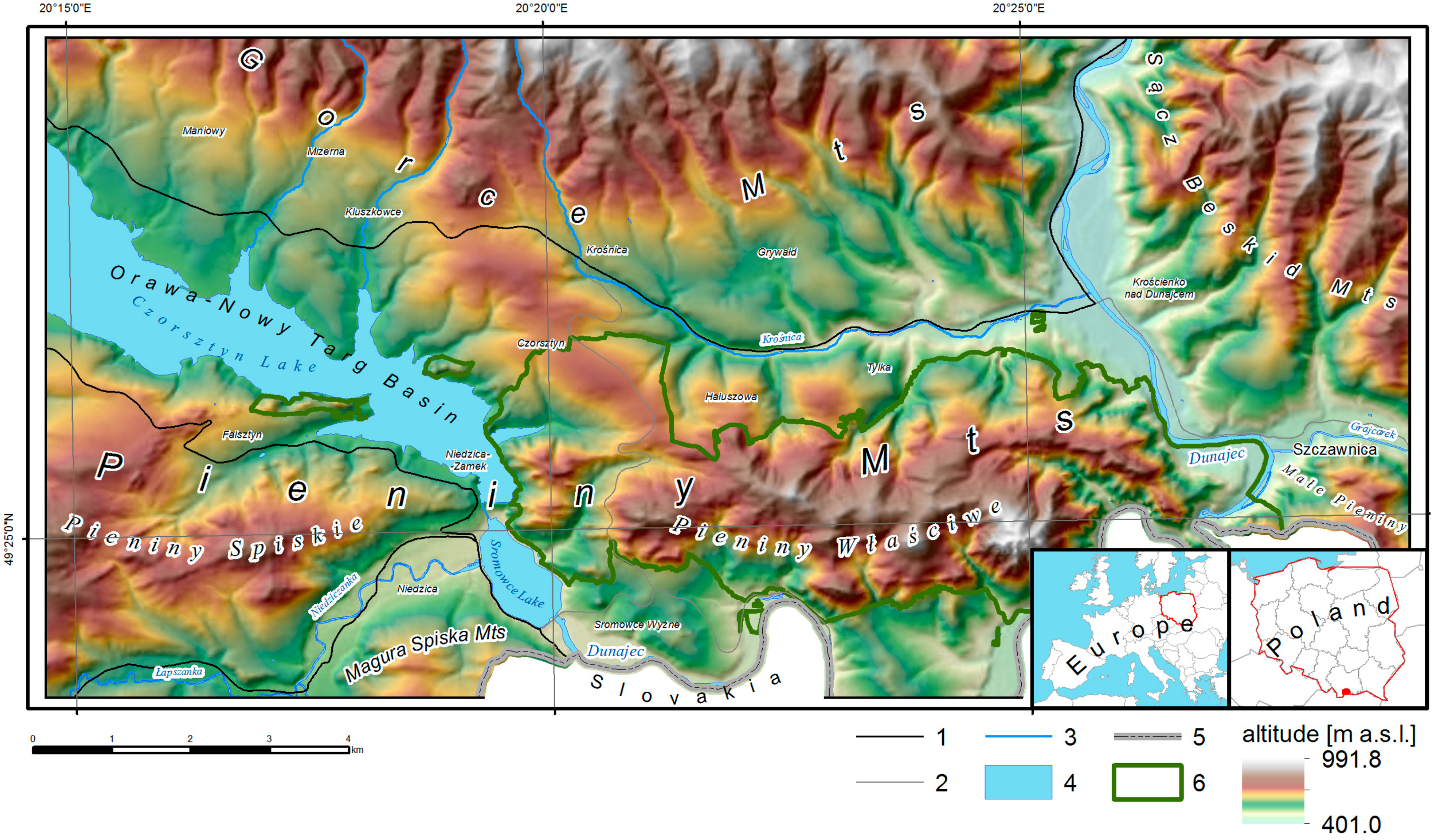 Sustainability | Free Full-Text | Morphodiversity as a Tool in  Geoconservation: A Case Study in a Mountain Area (Pieniny Mts, Poland)