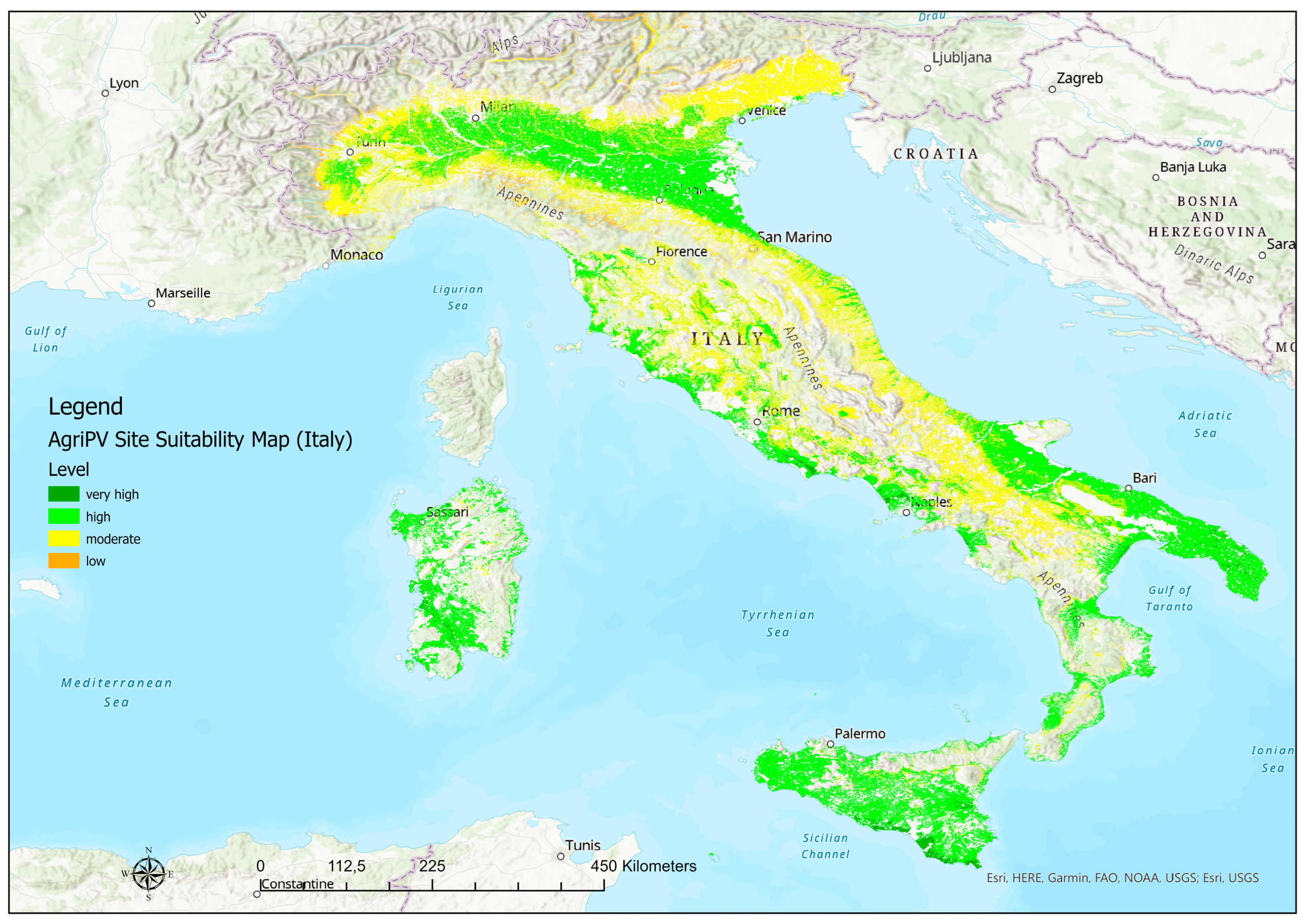 Italian state agency publishes agrivoltaic location map – pv magazine  International