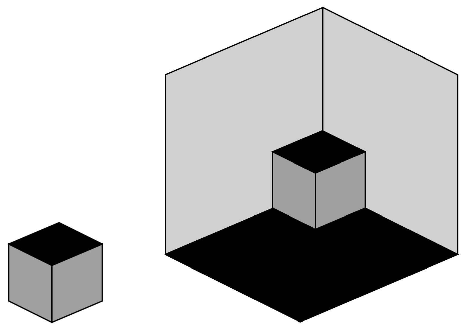visual illusions cube