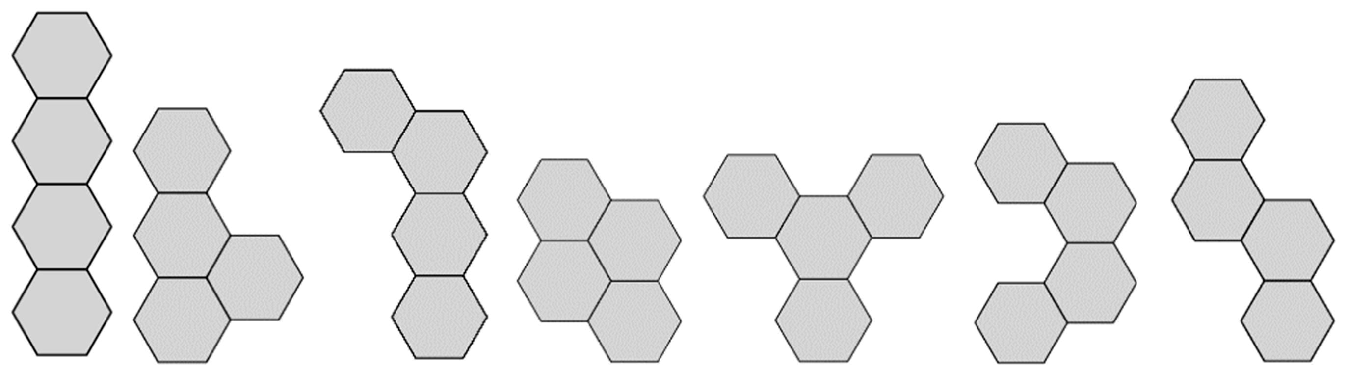 Hexagons are the most scientifically efficient packing shape, as bee  honeycomb proves.