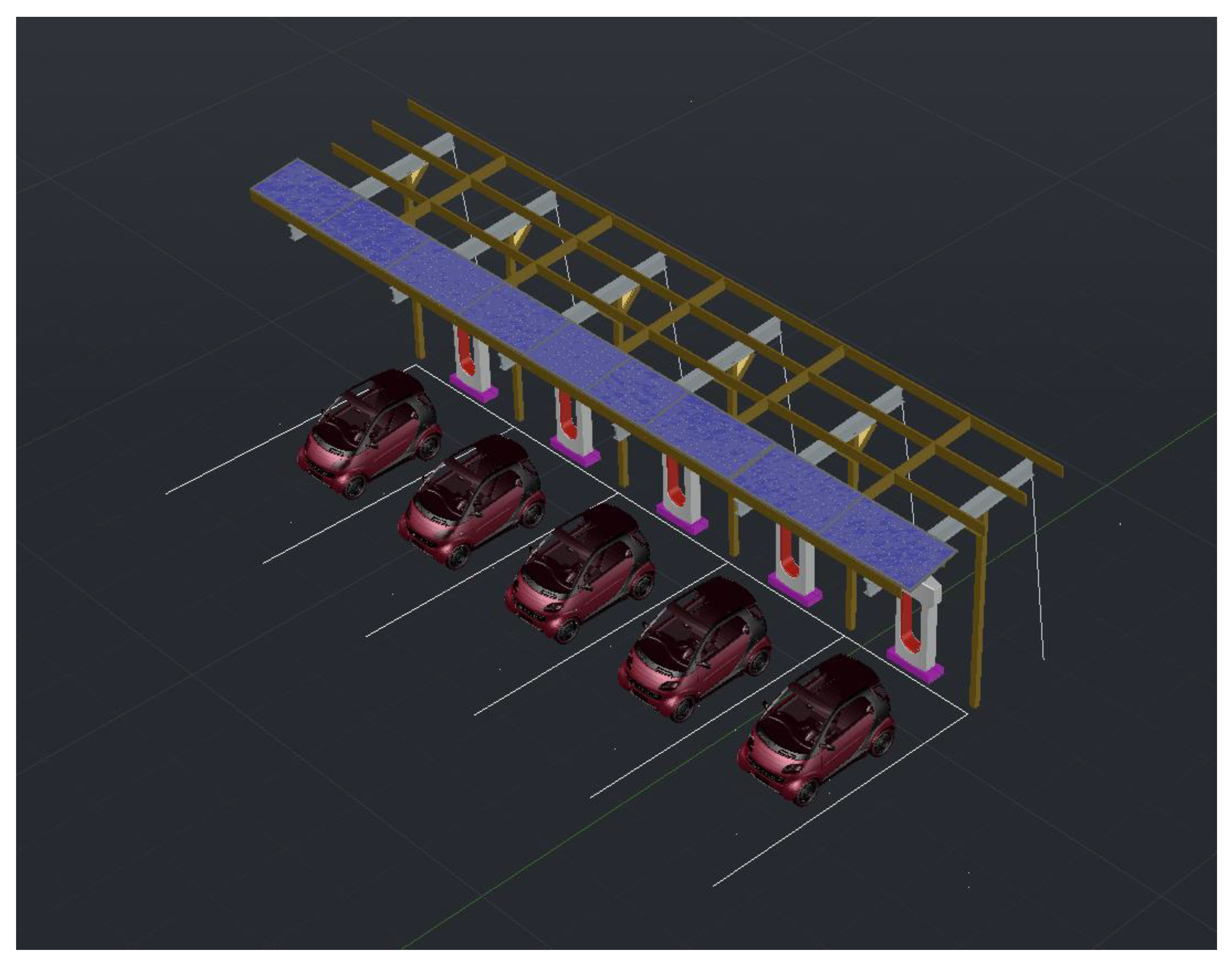 Barrière de parking connectée solaire (Stop-Park) 