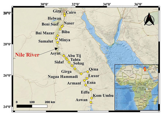 Toxics | Free Full-Text | Environmental Geochemistry and Fractionation of  Cadmium Metal in Surficial Bottom Sediments and Water of the Nile River,  Egypt