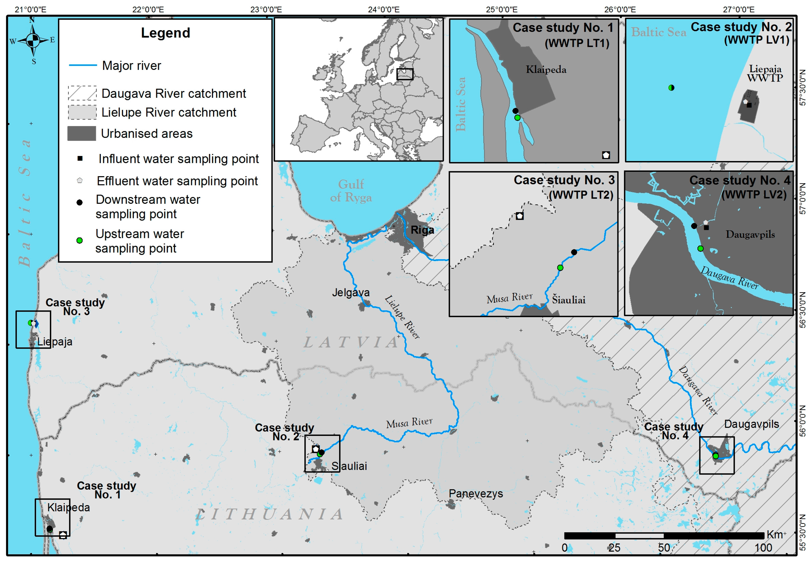 Toxics | Free Full-Text | Assessing the Occurrence and Distribution of  Microplastics in Surface Freshwater and Wastewaters of Latvia and Lithuania