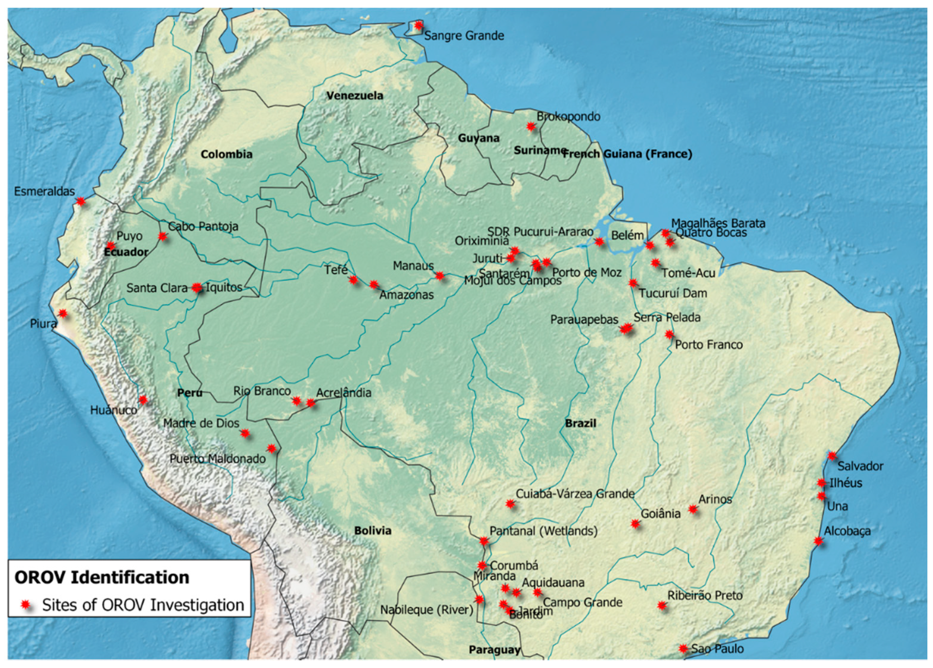 TropicalMed | Free Full-Text | Observational Characterization of the  Ecological and Environmental Features Associated with the Presence of  Oropouche Virus and the Primary Vector Culicoides paraensis: Data Synthesis  and Systematic Review