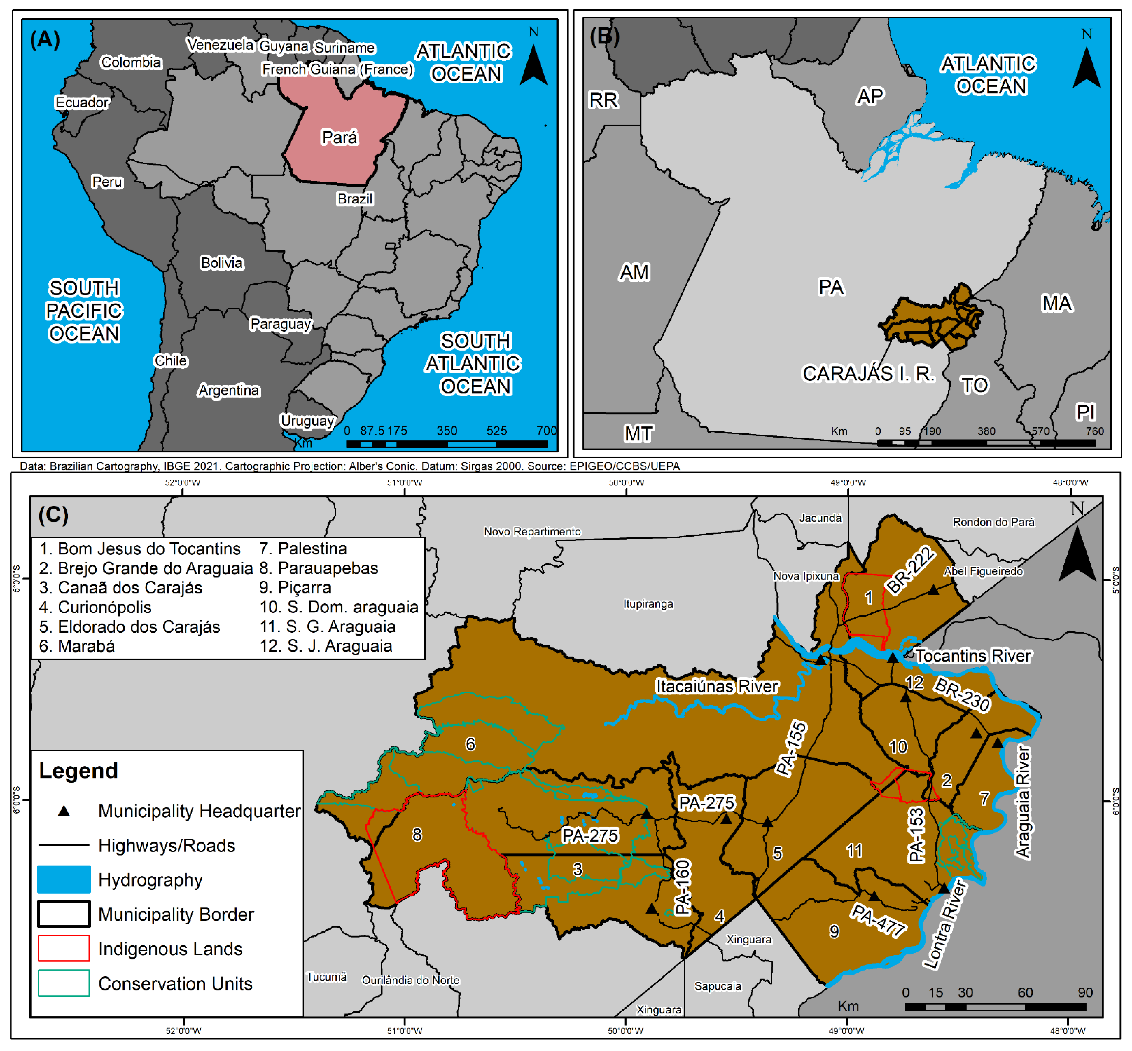 TropicalMed | Free Full-Text | Visceral Leishmaniasis and Land Use and  Cover in the Caraj&aacute;s Integration Region, Eastern Amazon, Brazil