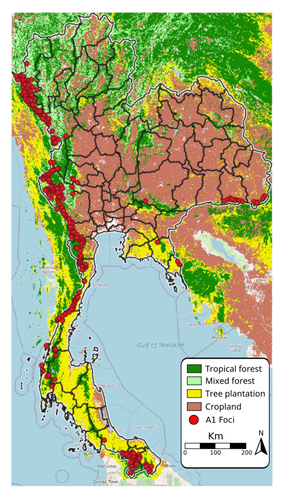 TropicalMed  Free Full-Text  Environmental Factors Linked to Reporting of Active Malaria Foci 