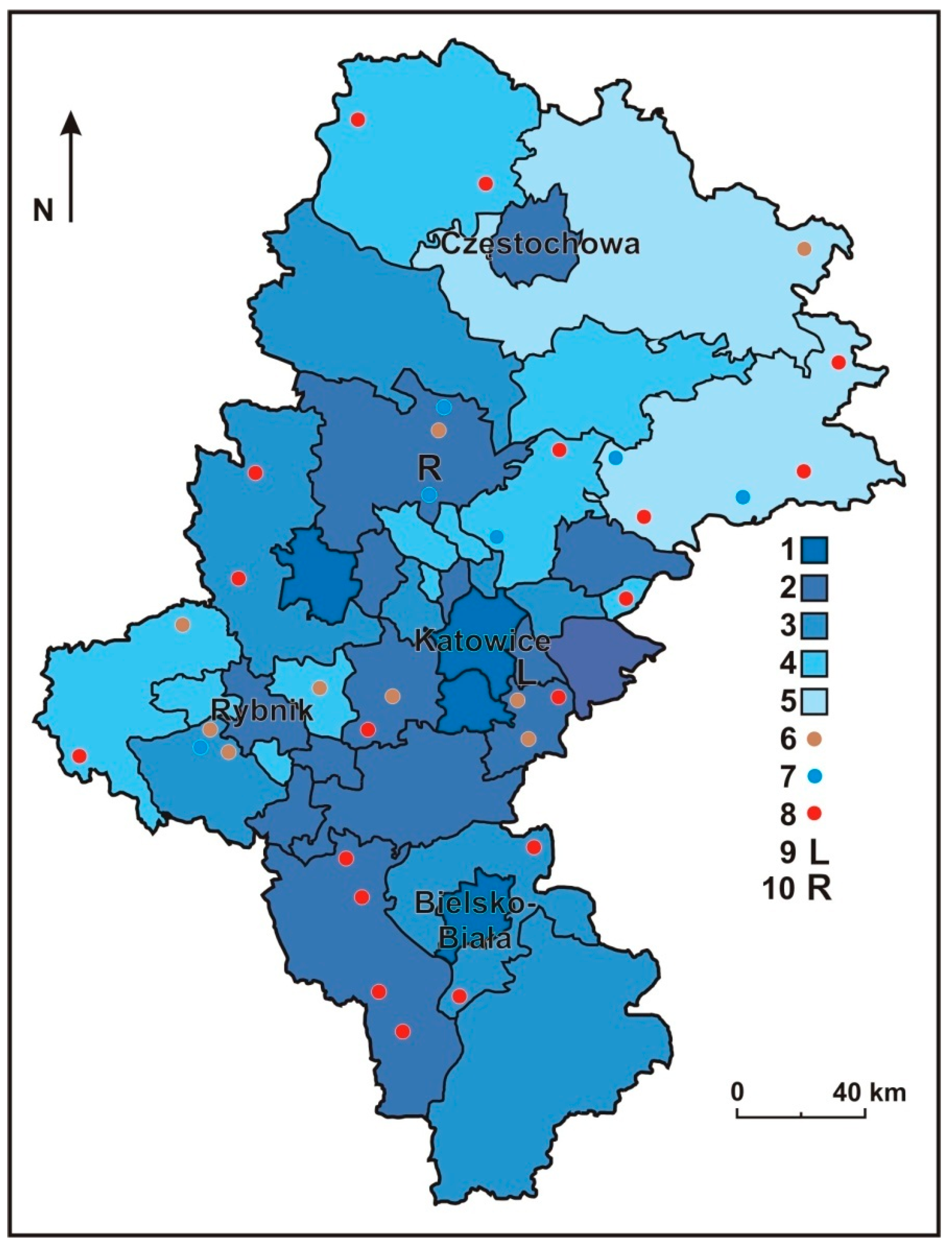Urban Science | Free Full-Text | Between Industrialism and  Postindustrialism—the Case of Small Towns in a Large Urban Region: The  Katowice Conurbation, Poland | HTML