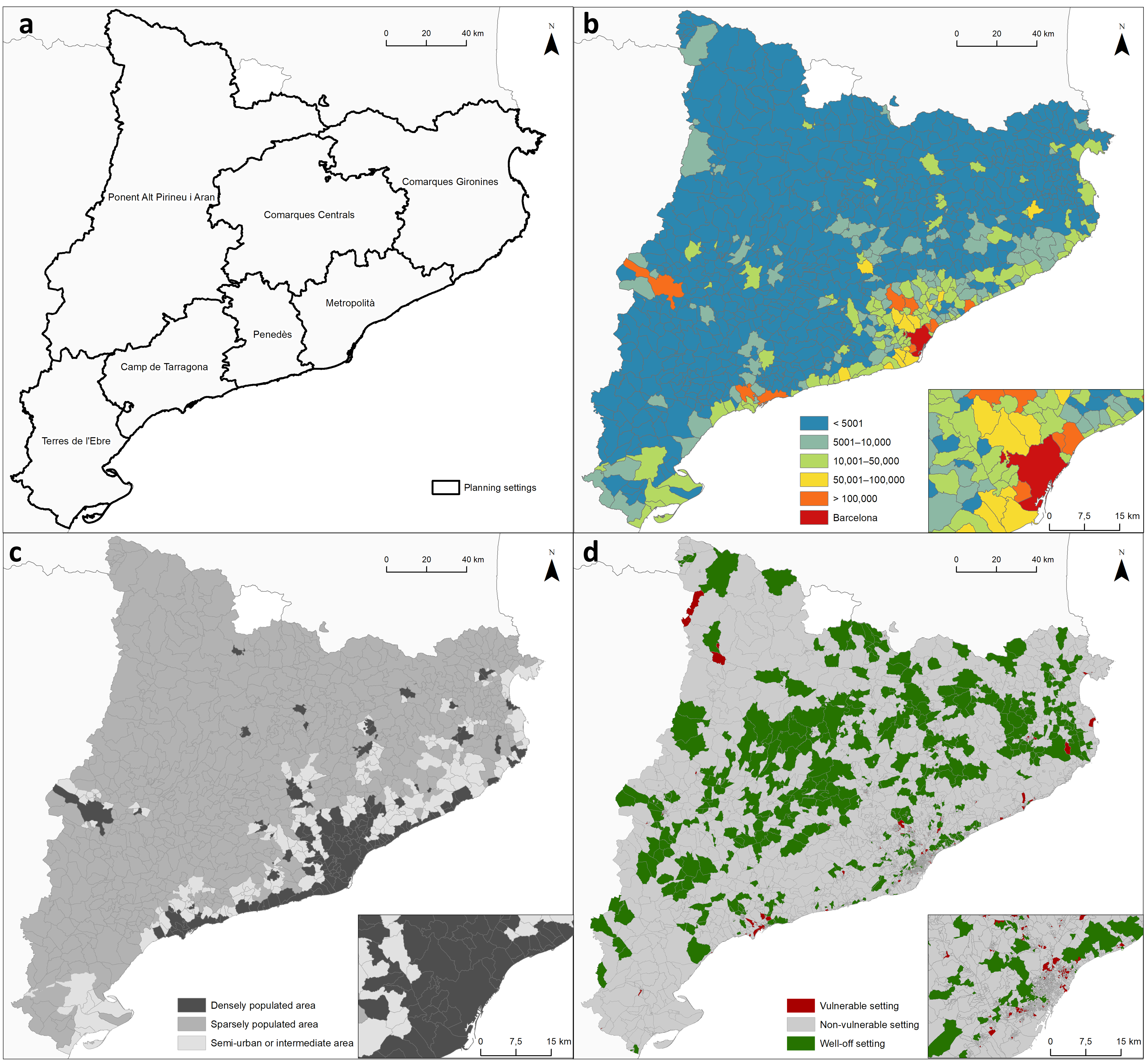 Urban Science | Free Full-Text | Residential Segregation and Living  Conditions. An Analysis of Social Inequalities in Catalonia from Four  Spatial Perspectives | HTML