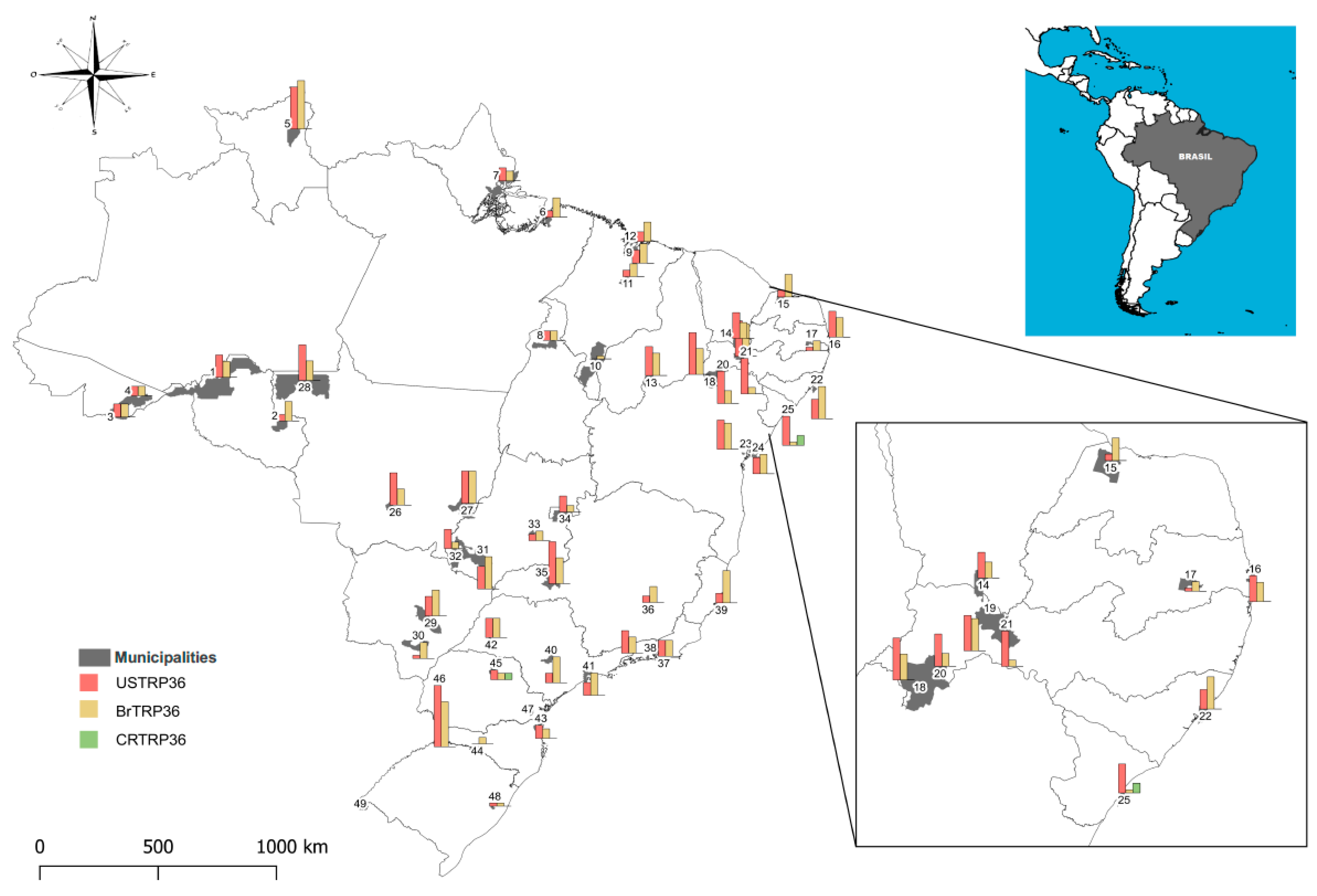 Veterinary Sciences Free Full Text Geographic Distribution Of Ehrlichia Canis Trp Genotypes In Brazil Html