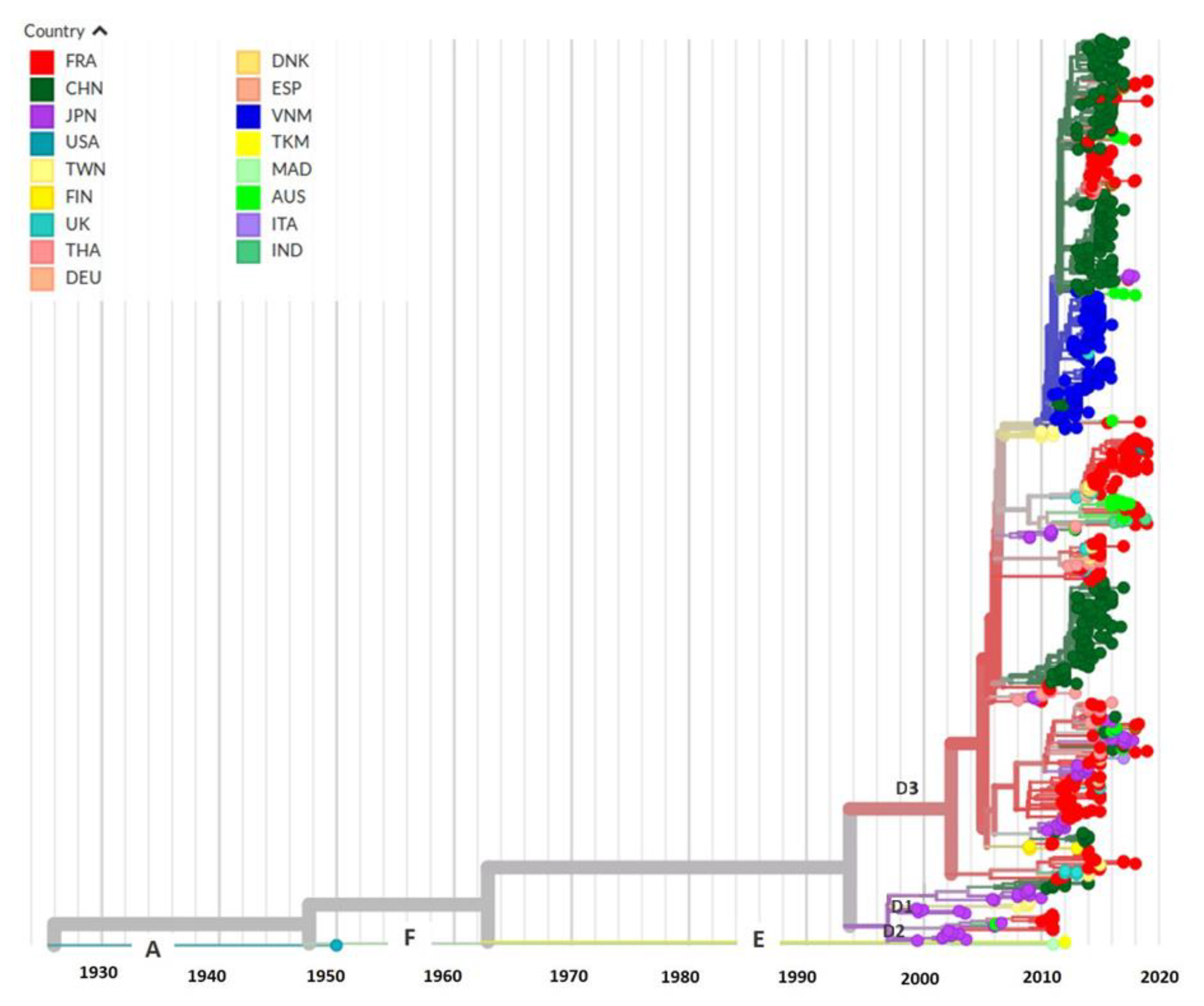 Viruses | Free Full-Text | Coxsackievirus A6 Recombinant Subclades