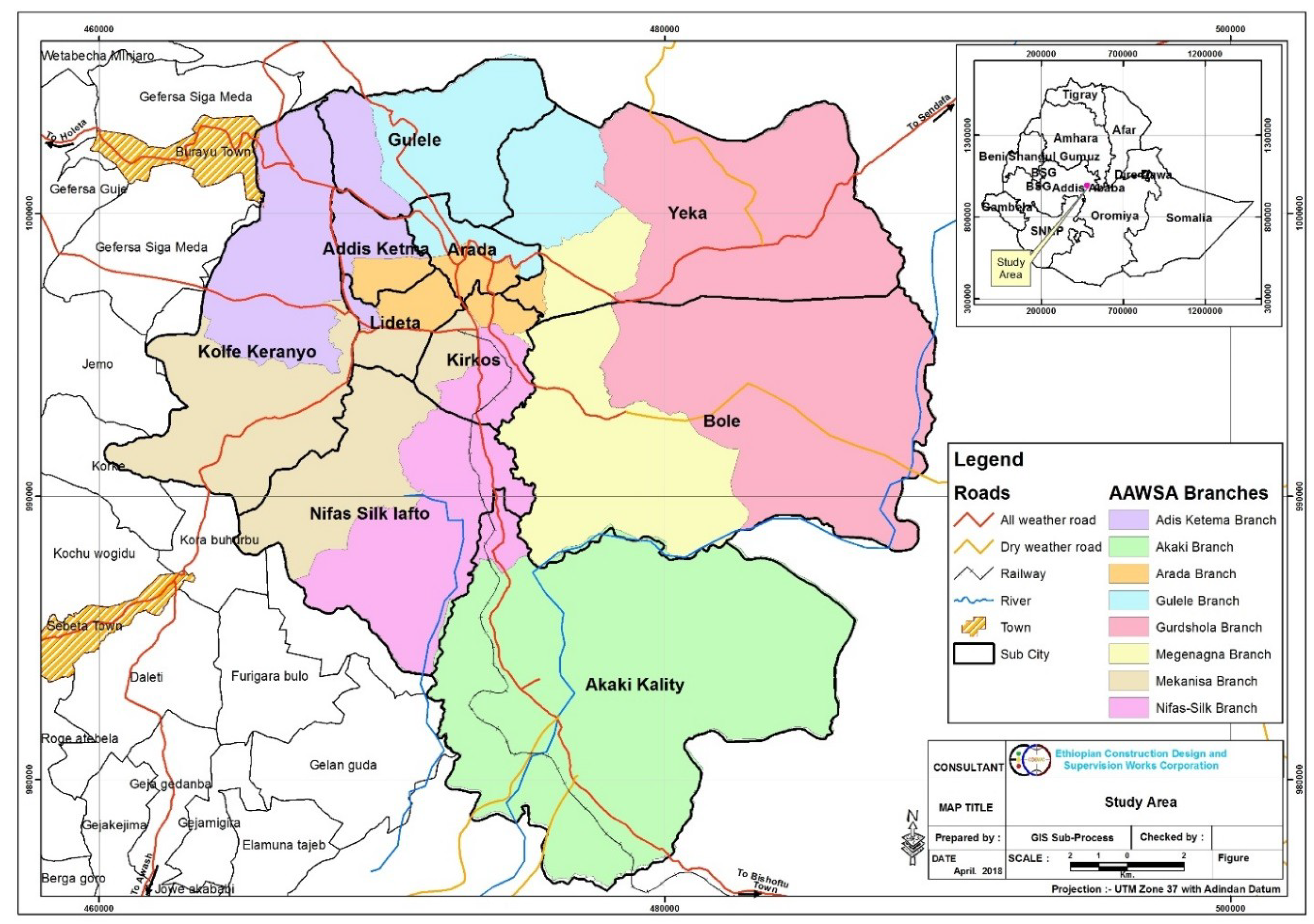 Addis Ababa Lrt Map