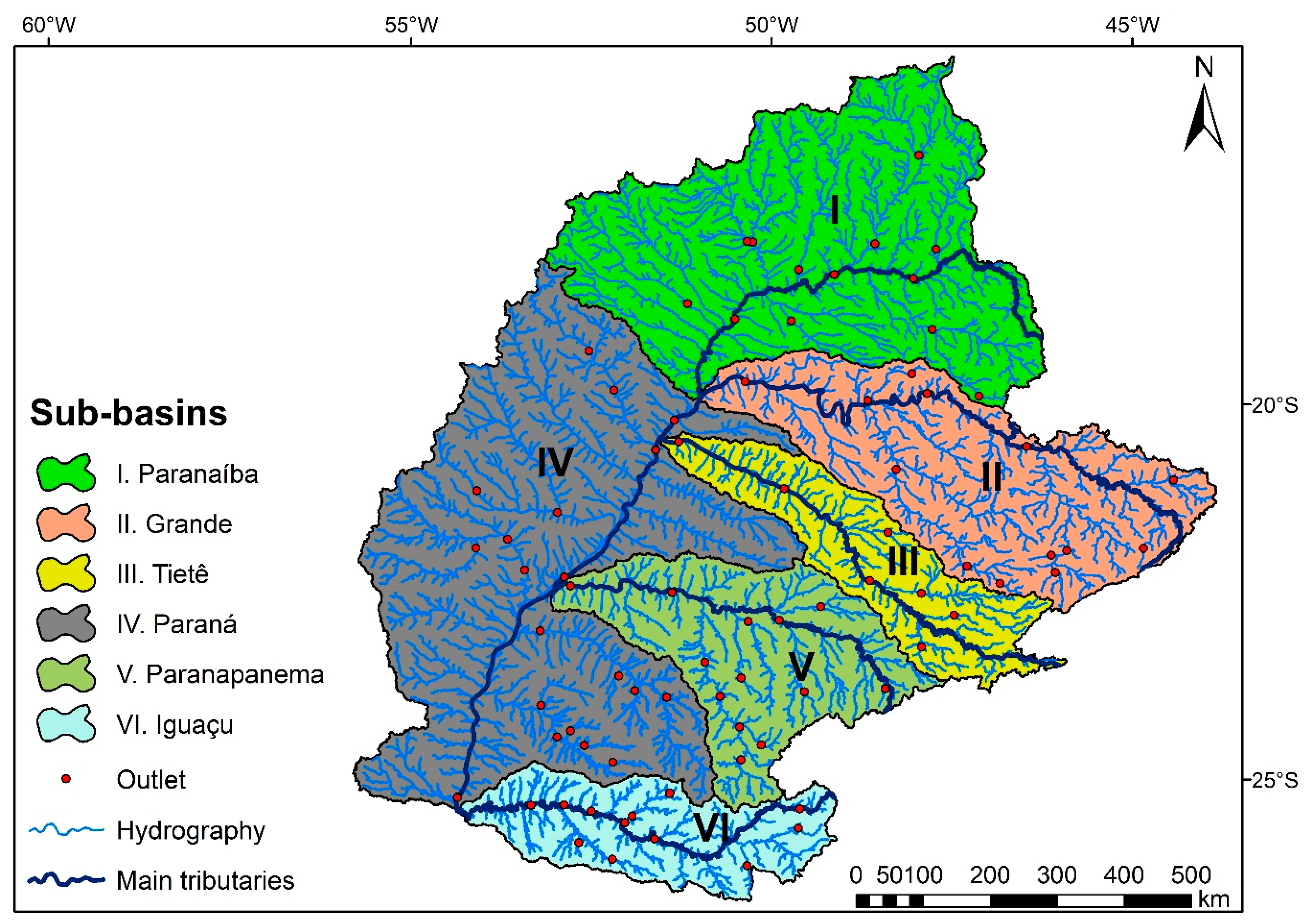 Water | Free Full-Text | Large-Scale Hydrological Modelling of the Upper Paraná  River Basin