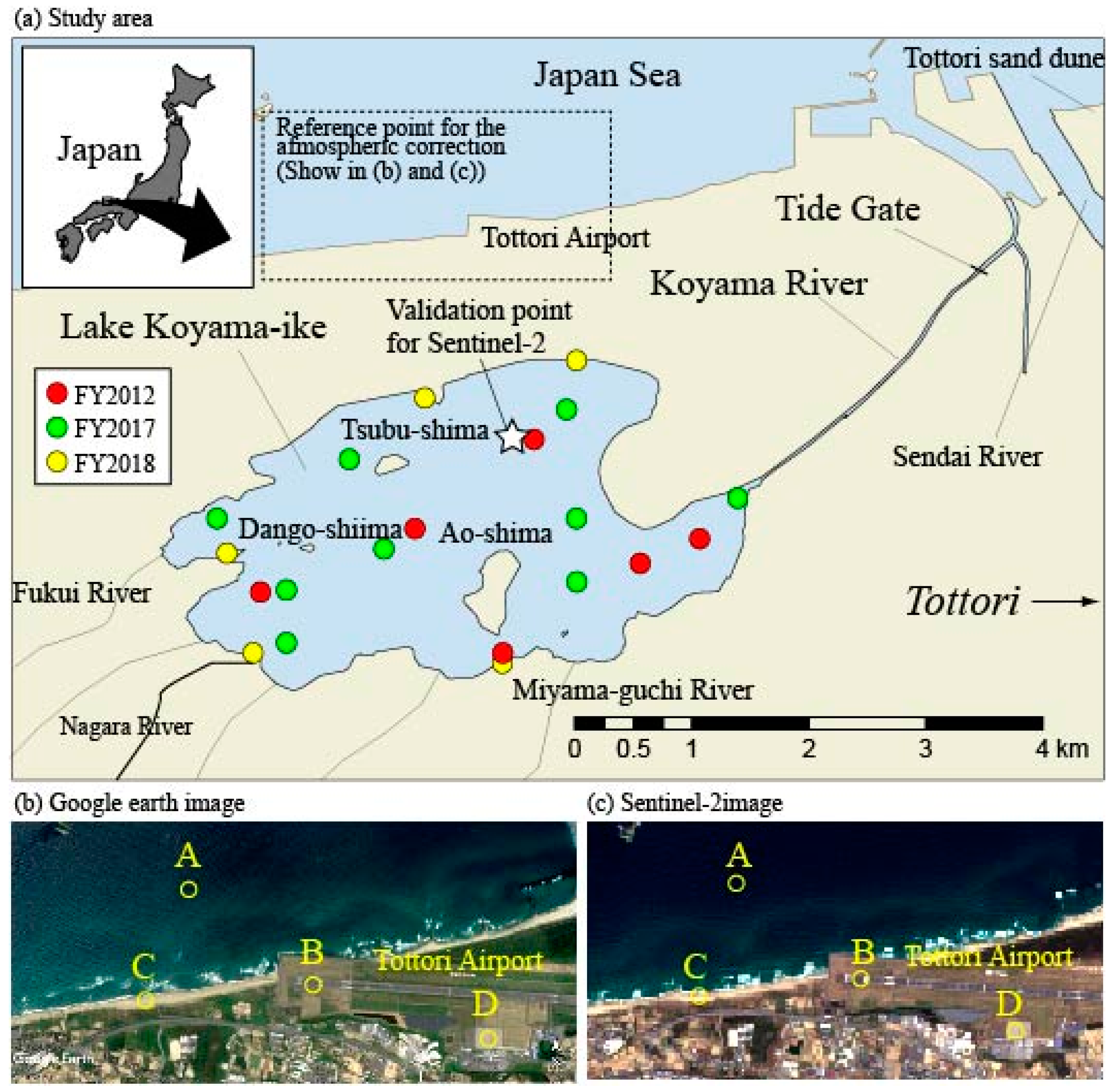 Water | Free Full-Text | A Simple Red Tide Monitoring Method using  Sentinel-2 Data for Sustainable Management of Brackish Lake Koyama-ike,  Japan