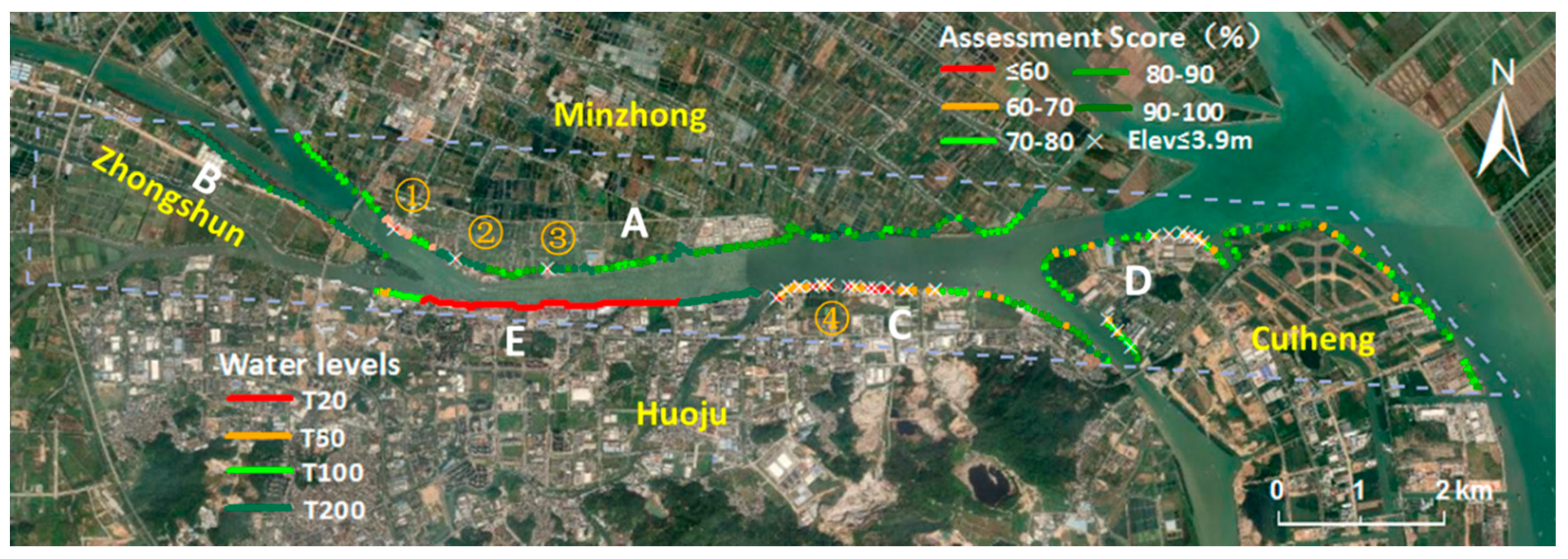 Water | Free Full-Text | Geometry-Based Assessment of Levee Stability and  Overtopping Using Airborne LiDAR Altimetry: A Case Study in the Pearl River  Delta, Southern China