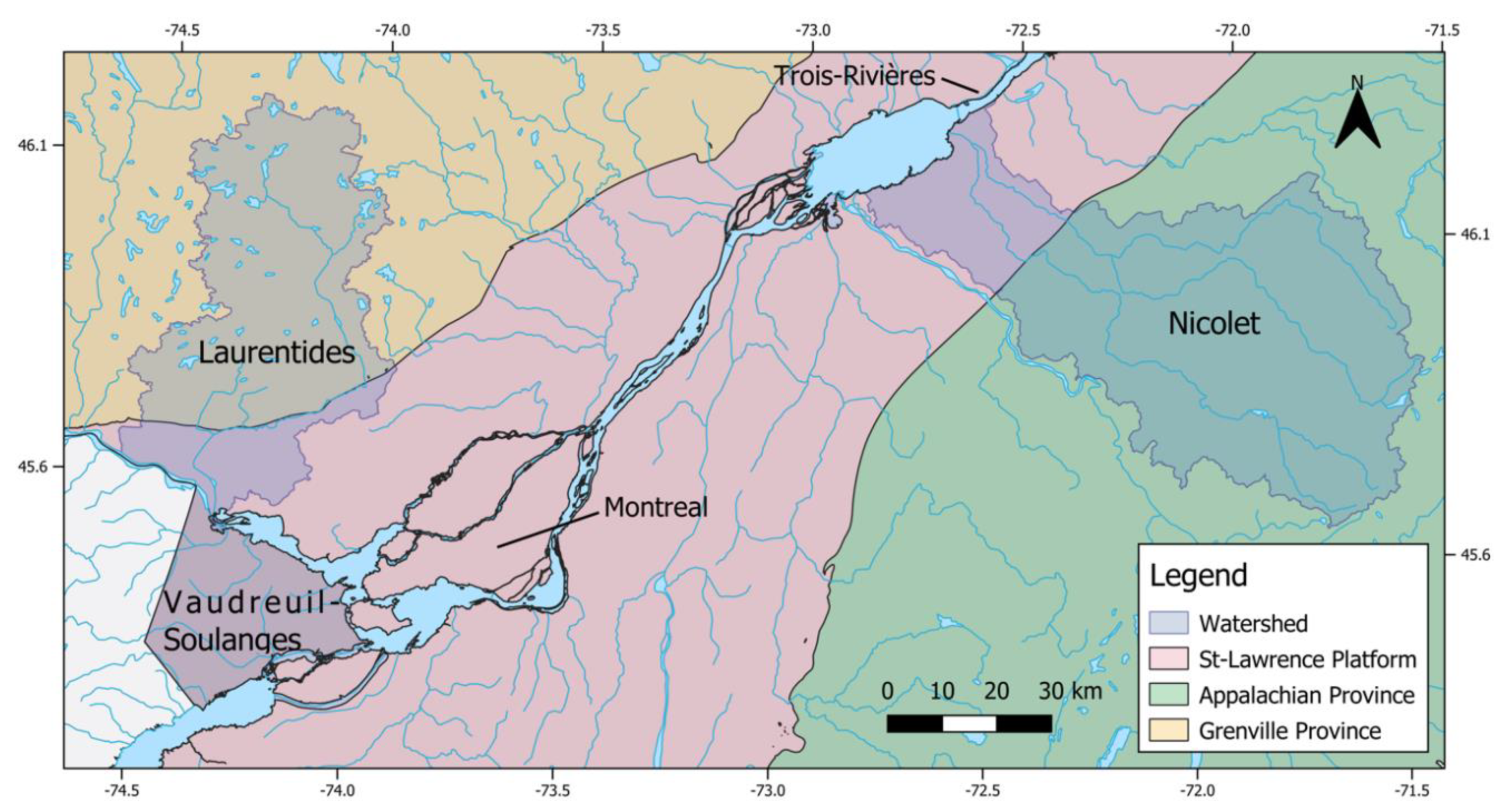Water | Free Full-Text | Evaluating Bank-Filtration Occurrence in the  Province of Quebec (Canada) with a GIS Approach | HTML